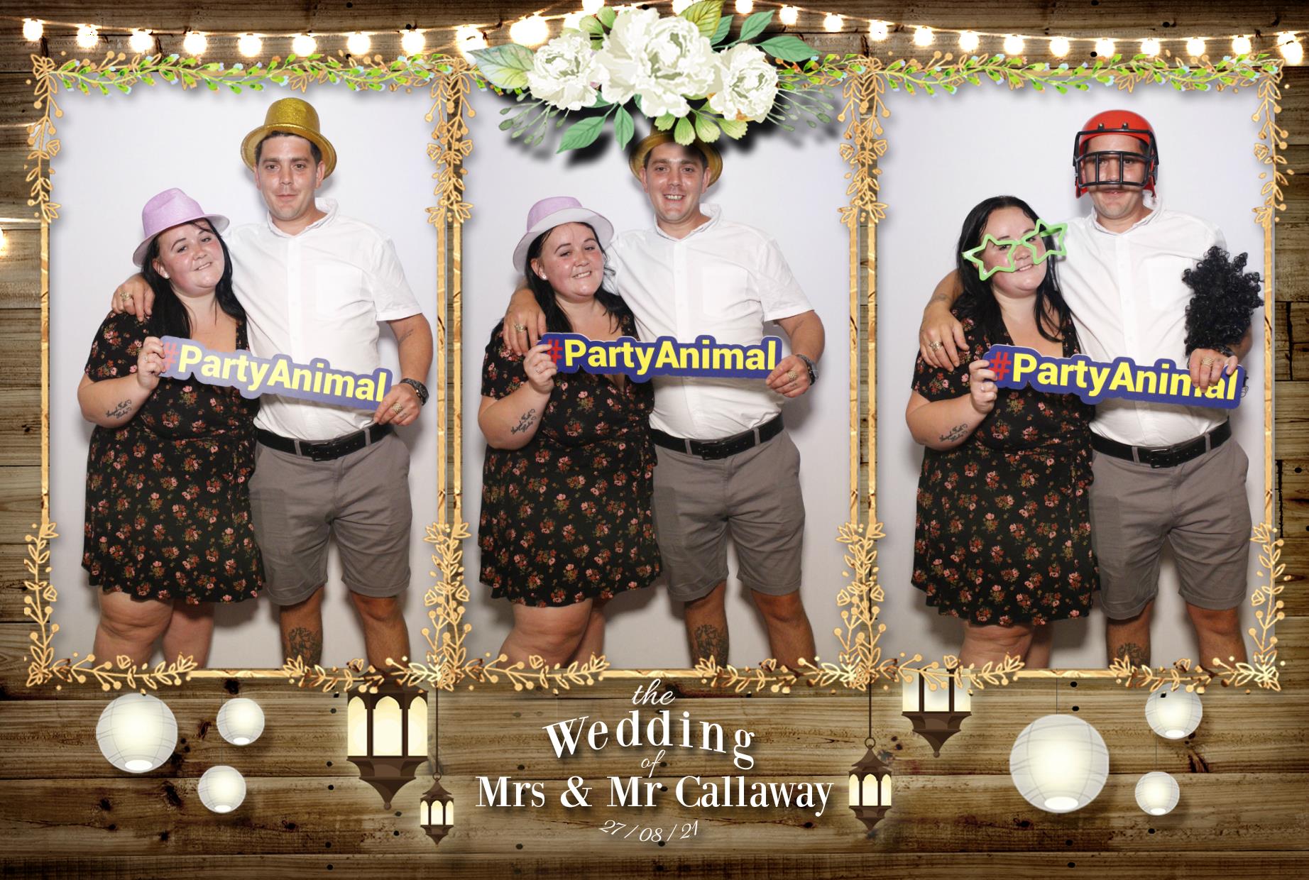Mr & Mrs Callaway Wedding | View more photos from the event at gallery.myphotoboothexperience.co.uk/u/MyPhotoBoothExperienceLtd/Mr-Mrs-Callaway-Wedding
