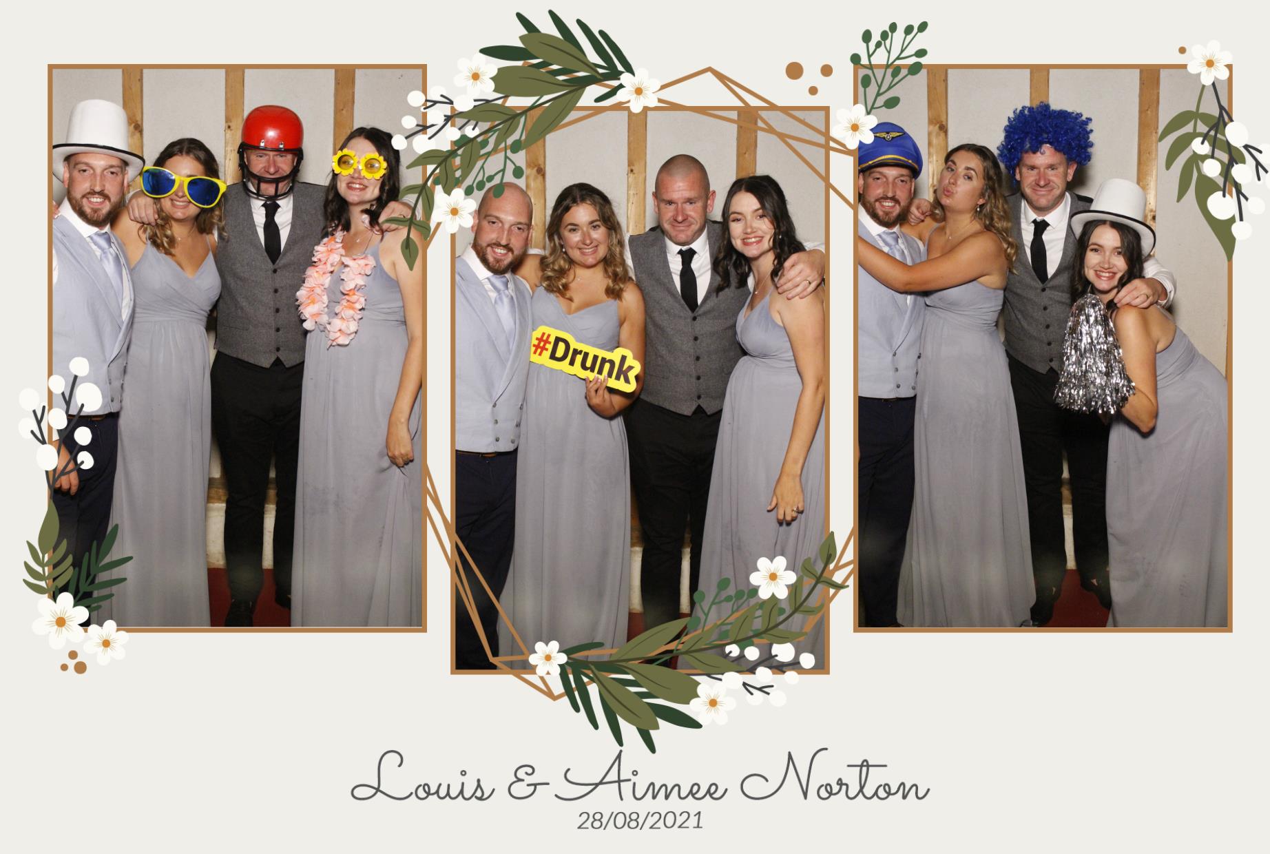 Mr & Mrs Norton | View more photos from the event at gallery.myphotoboothexperience.co.uk/u/MyPhotoBoothExperienceLtd/Mr-Mrs-Norton