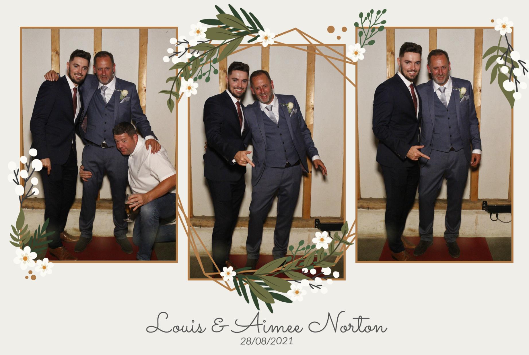 Mr & Mrs Norton | View more photos from the event at gallery.myphotoboothexperience.co.uk/u/MyPhotoBoothExperienceLtd/Mr-Mrs-Norton