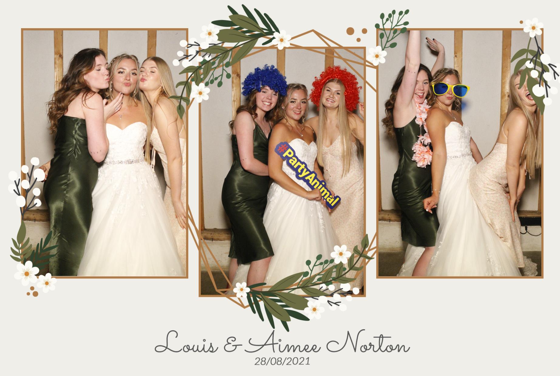 Mr & Mrs Norton | View more photos from the event at gallery.myphotoboothexperience.co.uk/u/MyPhotoBoothExperienceLtd/Mr-Mrs-Norton