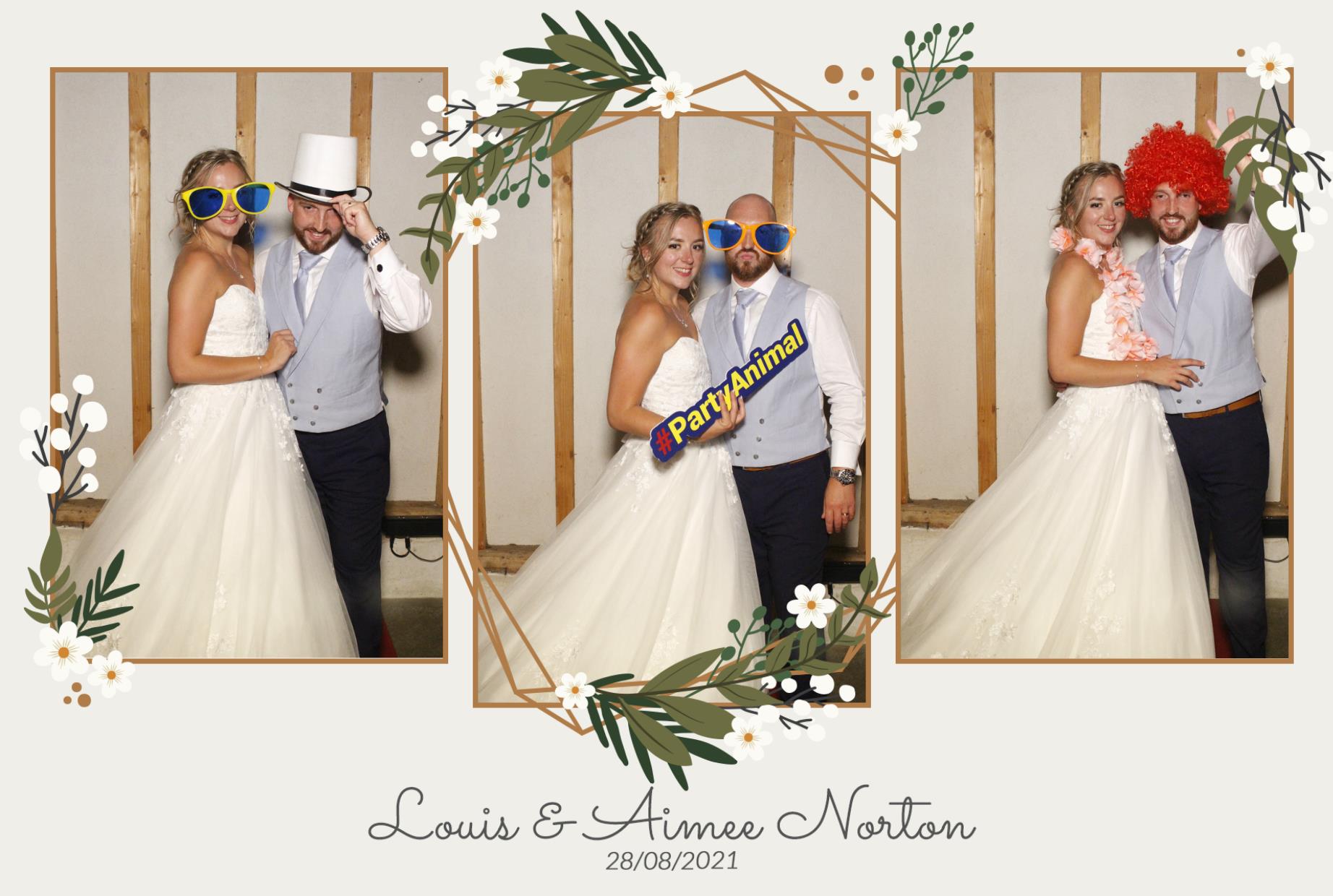 Mr & Mrs Norton | View more photos from the event at gallery.myphotoboothexperience.co.uk/u/MyPhotoBoothExperienceLtd/Mr-Mrs-Norton