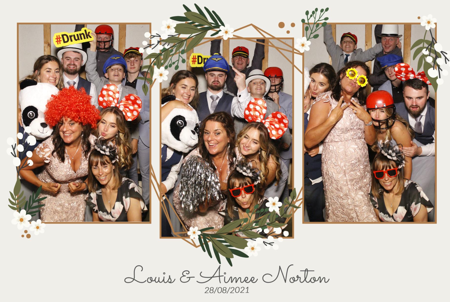 Mr & Mrs Norton | View more photos from the event at gallery.myphotoboothexperience.co.uk/u/MyPhotoBoothExperienceLtd/Mr-Mrs-Norton