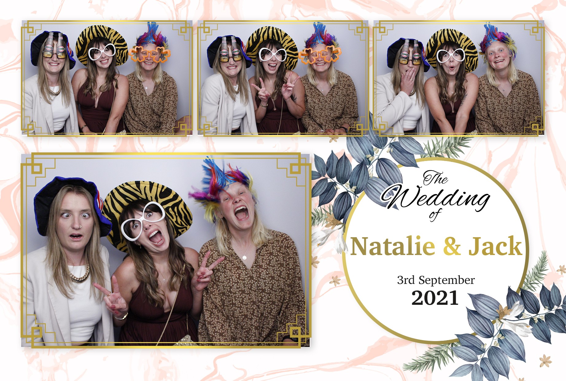 Natalie and Jack's Wedding  | View more photos from the event at gallery.myphotoboothexperience.co.uk/u/MyPhotoBoothExperienceLtd/Natalie-and-Jacks-Wedding