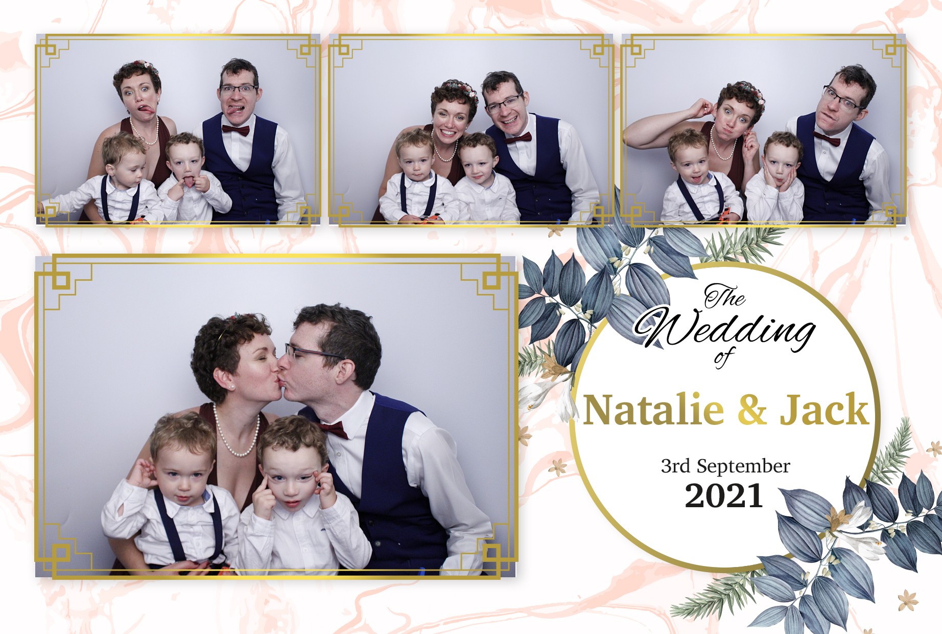 Natalie and Jack's Wedding  | View more photos from the event at gallery.myphotoboothexperience.co.uk/u/MyPhotoBoothExperienceLtd/Natalie-and-Jacks-Wedding