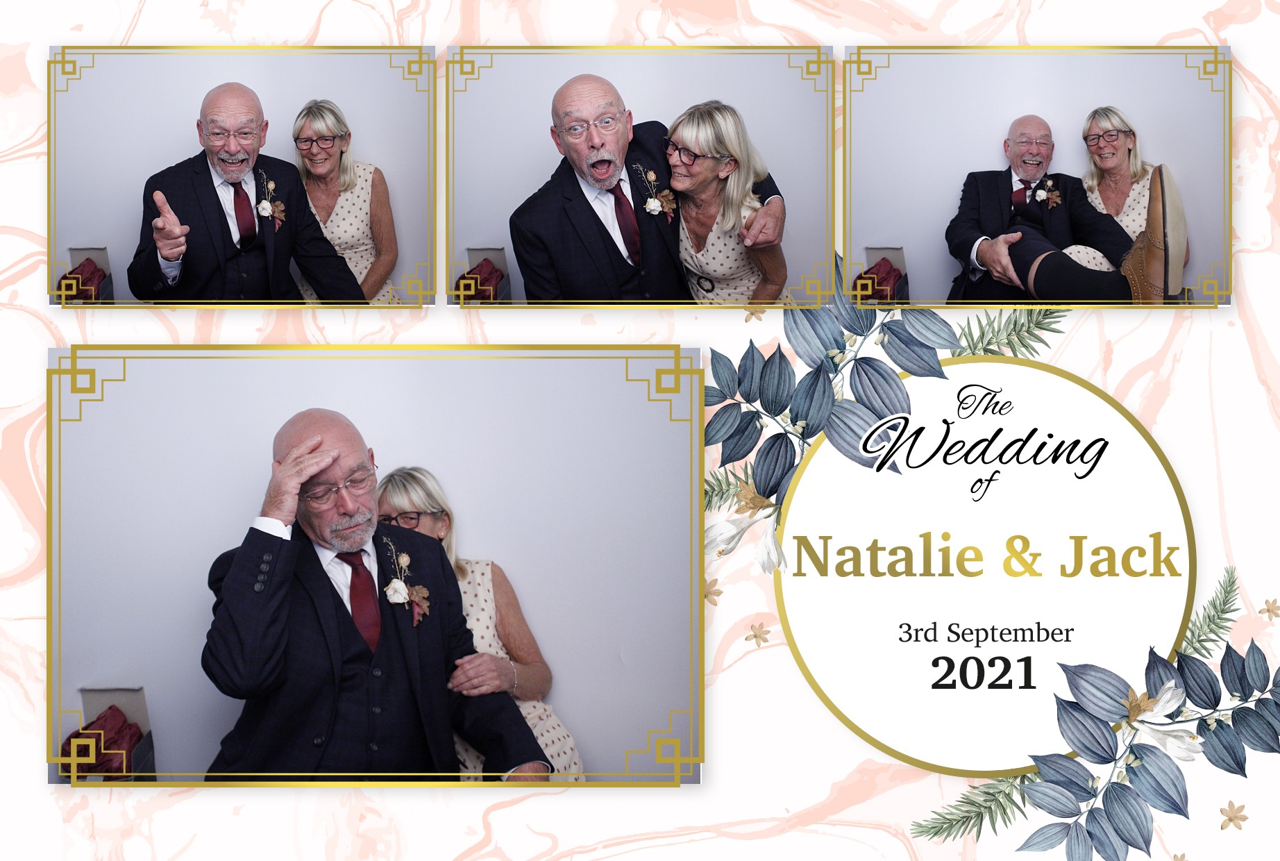 Natalie and Jack's Wedding  | View more photos from the event at gallery.myphotoboothexperience.co.uk/u/MyPhotoBoothExperienceLtd/Natalie-and-Jacks-Wedding