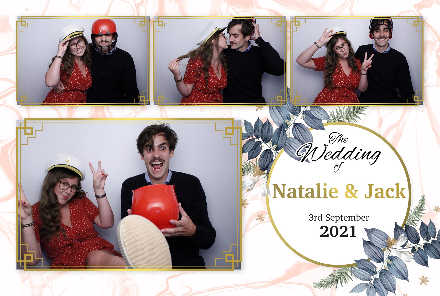 Natalie and Jack's Wedding  | View more photos from the event at gallery.myphotoboothexperience.co.uk/u/MyPhotoBoothExperienceLtd/Natalie-and-Jacks-Wedding