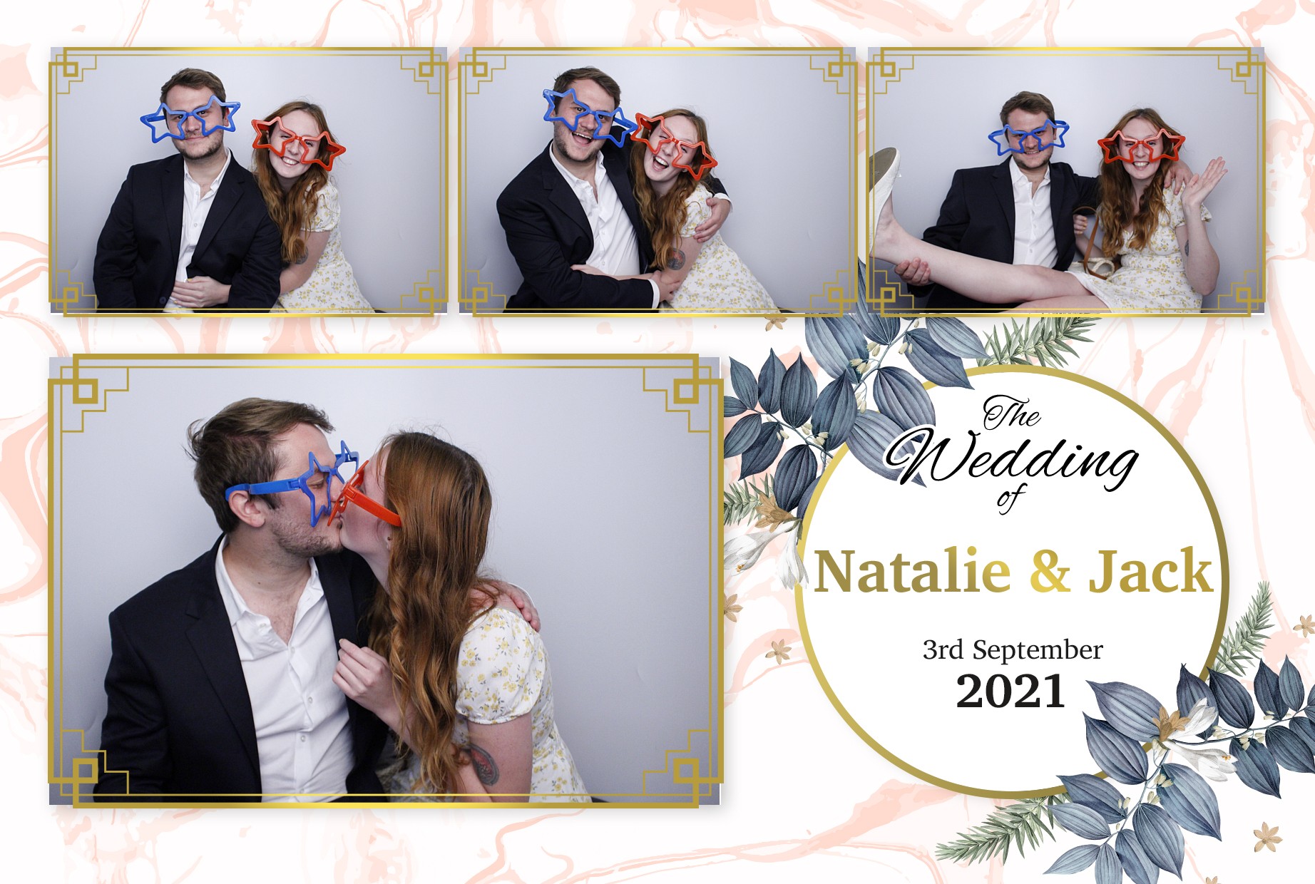 Natalie and Jack's Wedding  | View more photos from the event at gallery.myphotoboothexperience.co.uk/u/MyPhotoBoothExperienceLtd/Natalie-and-Jacks-Wedding