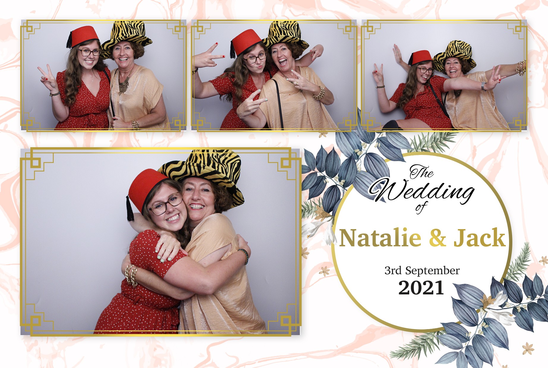 Natalie and Jack's Wedding  | View more photos from the event at gallery.myphotoboothexperience.co.uk/u/MyPhotoBoothExperienceLtd/Natalie-and-Jacks-Wedding