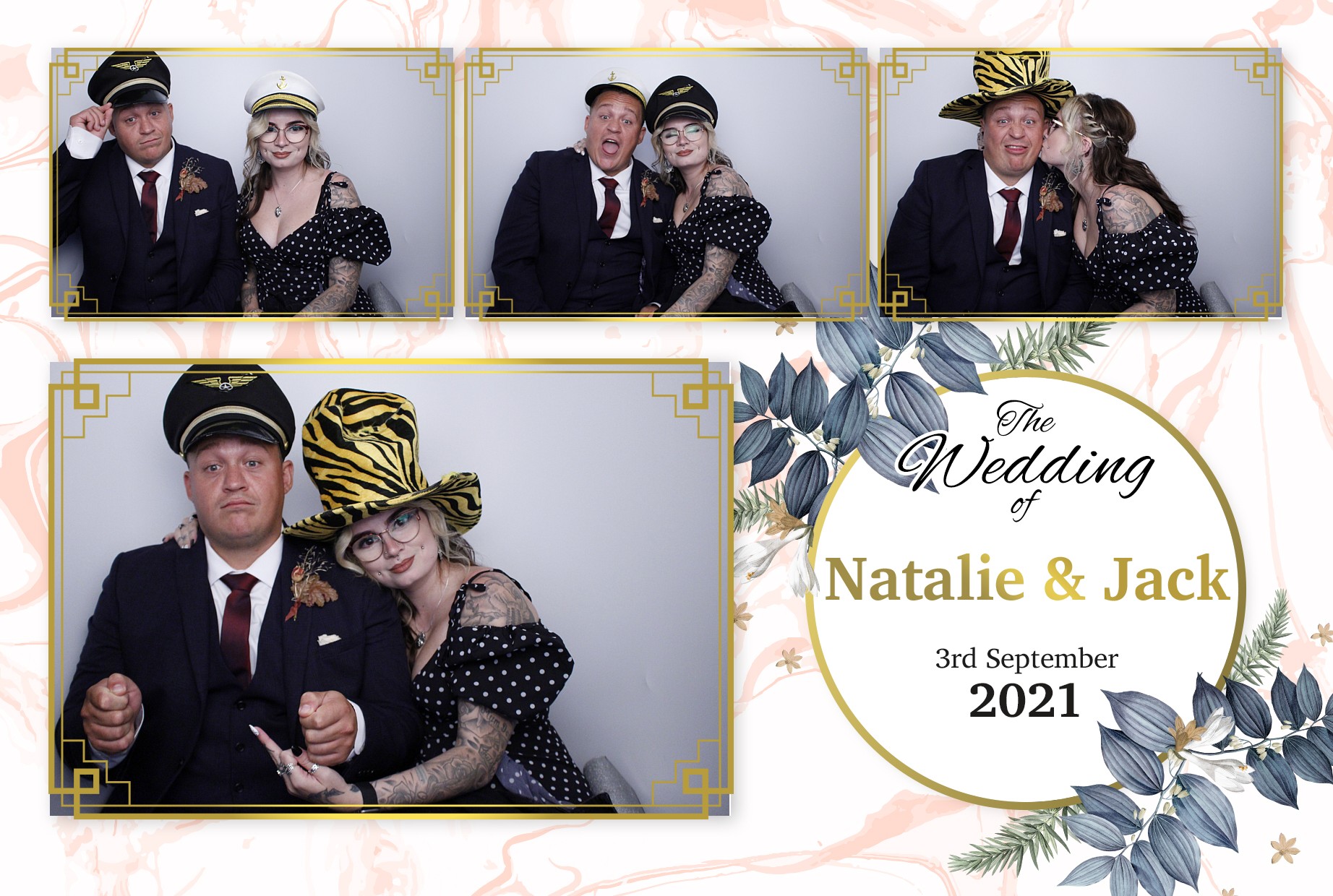Natalie and Jack's Wedding  | View more photos from the event at gallery.myphotoboothexperience.co.uk/u/MyPhotoBoothExperienceLtd/Natalie-and-Jacks-Wedding