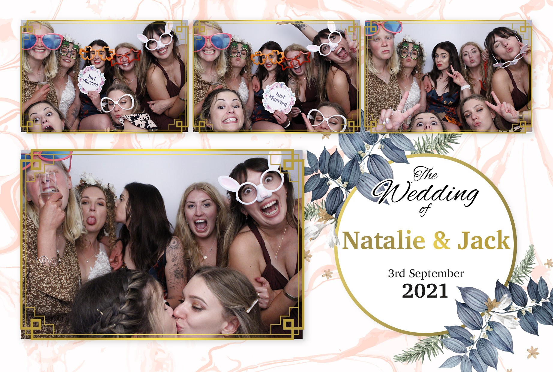 Natalie and Jack's Wedding  | View more photos from the event at gallery.myphotoboothexperience.co.uk/u/MyPhotoBoothExperienceLtd/Natalie-and-Jacks-Wedding