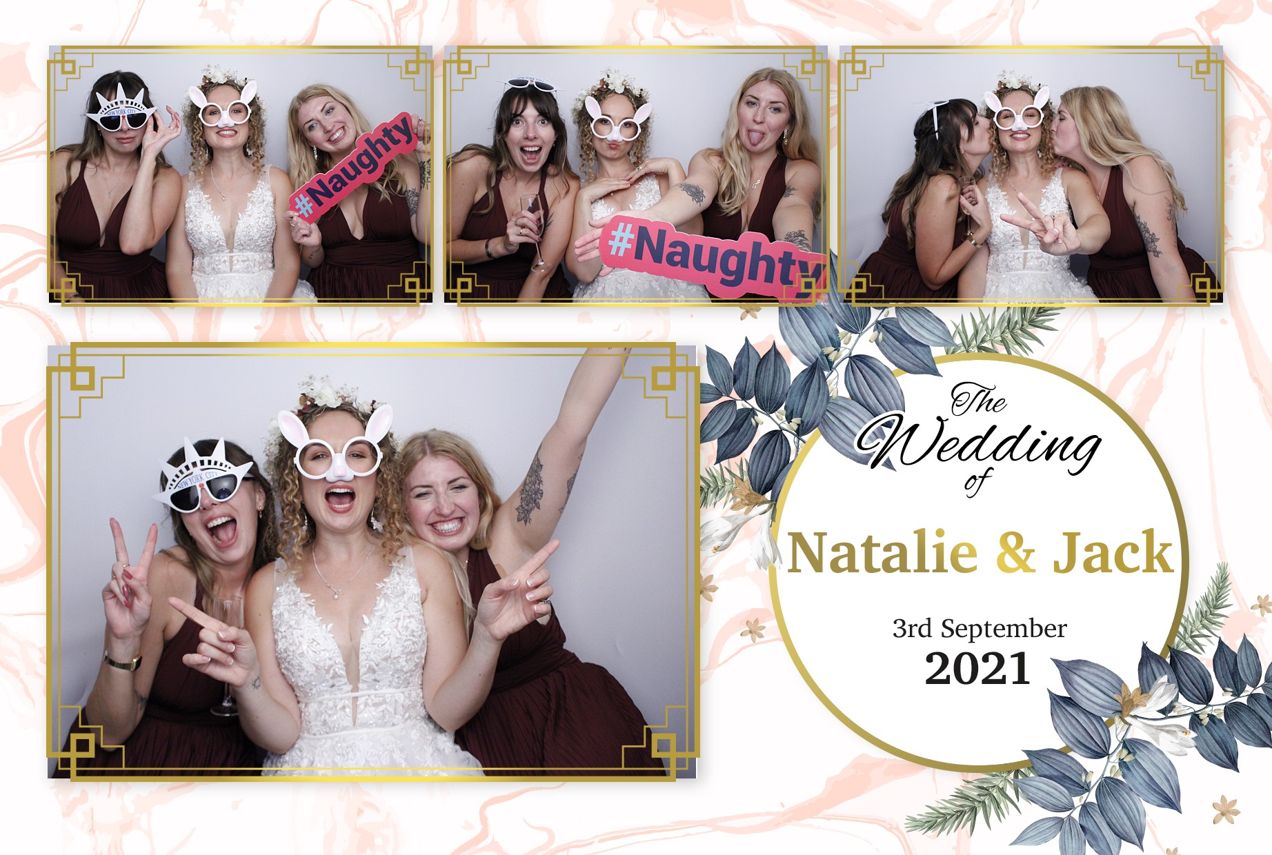 Natalie and Jack's Wedding  | View more photos from the event at gallery.myphotoboothexperience.co.uk/u/MyPhotoBoothExperienceLtd/Natalie-and-Jacks-Wedding