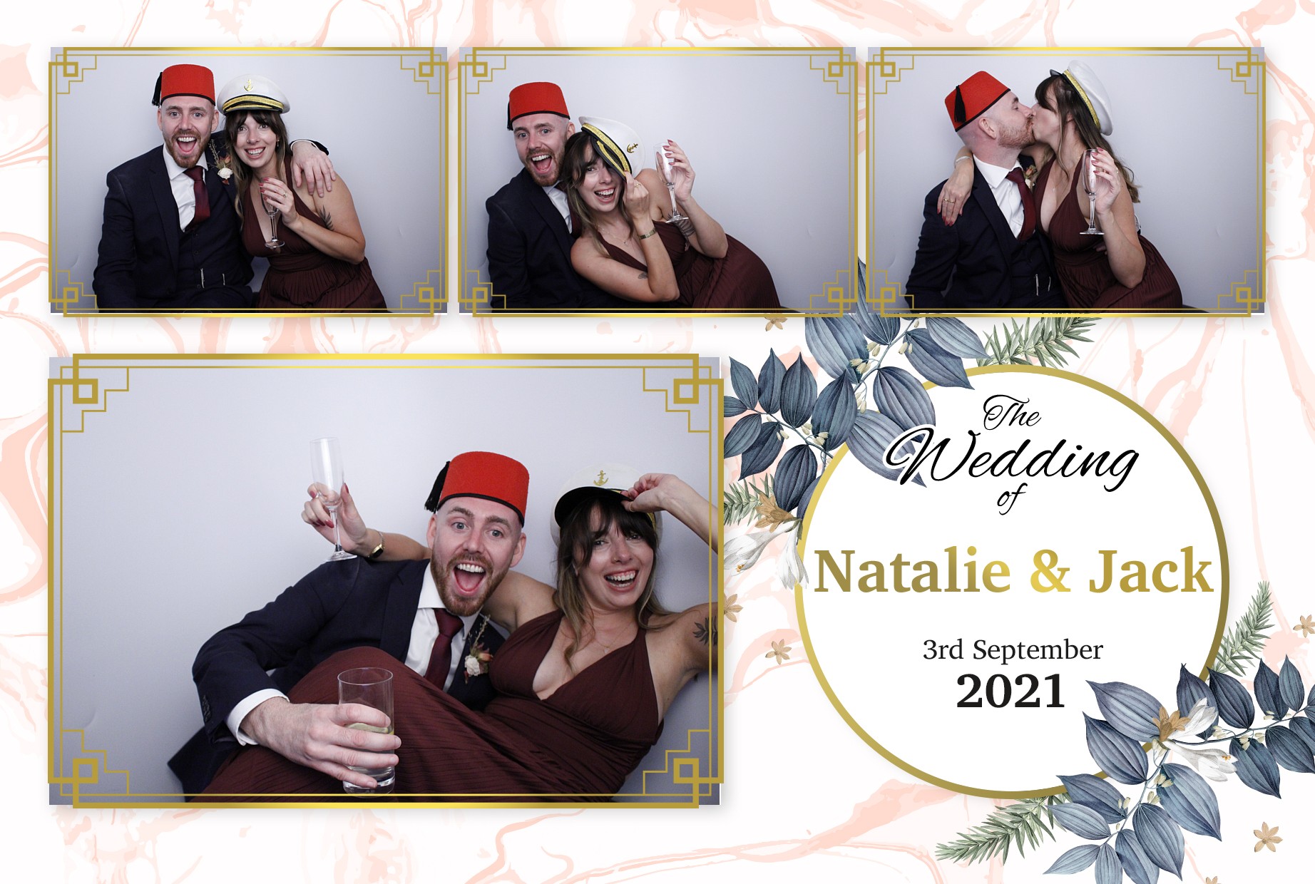 Natalie and Jack's Wedding  | View more photos from the event at gallery.myphotoboothexperience.co.uk/u/MyPhotoBoothExperienceLtd/Natalie-and-Jacks-Wedding