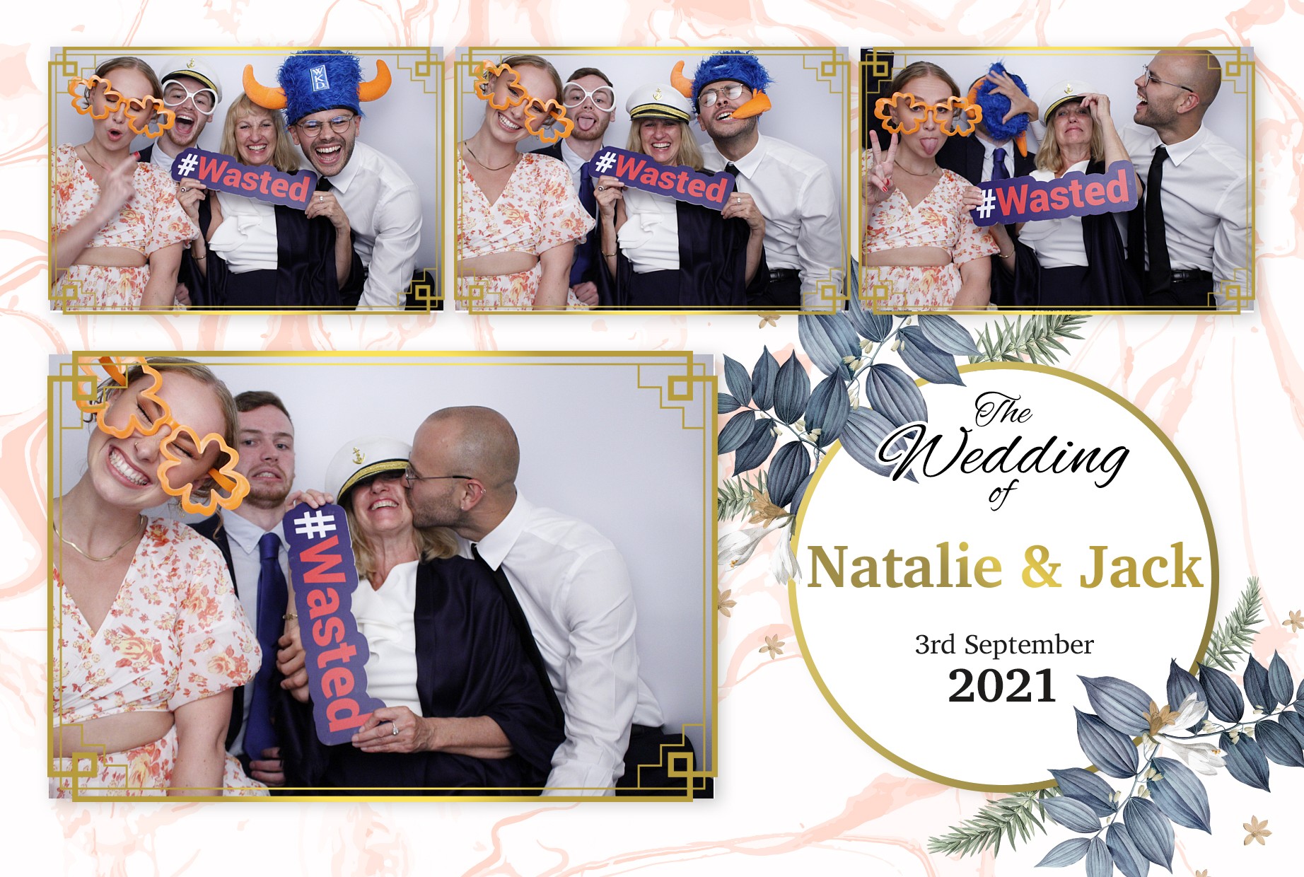 Natalie and Jack's Wedding  | View more photos from the event at gallery.myphotoboothexperience.co.uk/u/MyPhotoBoothExperienceLtd/Natalie-and-Jacks-Wedding