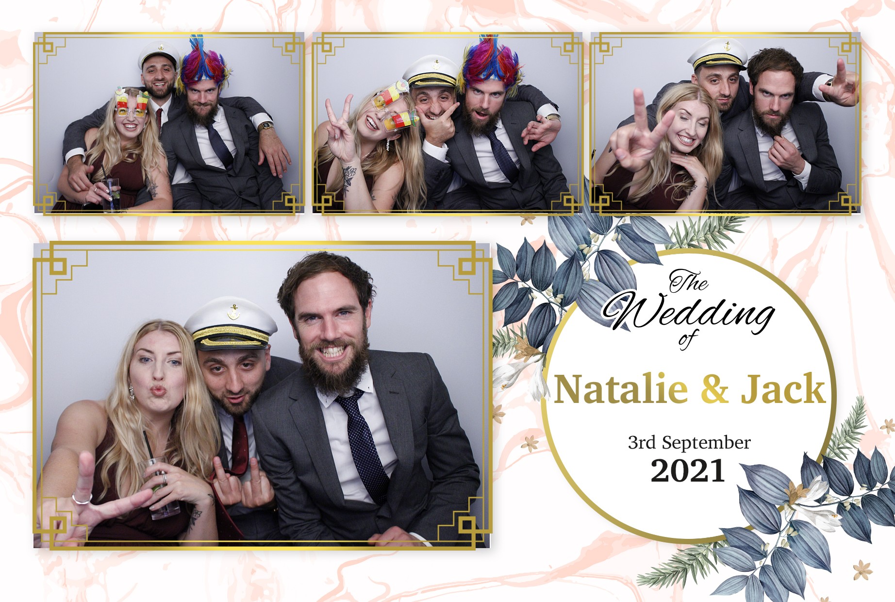 Natalie and Jack's Wedding  | View more photos from the event at gallery.myphotoboothexperience.co.uk/u/MyPhotoBoothExperienceLtd/Natalie-and-Jacks-Wedding