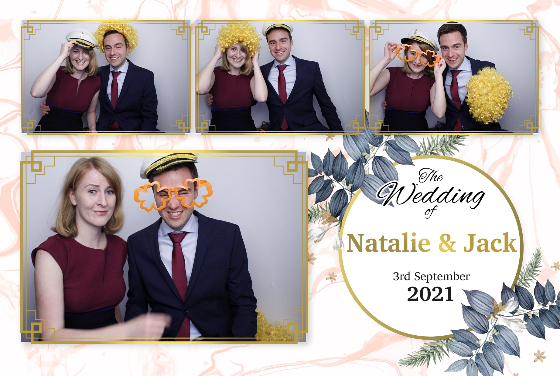 Natalie and Jack's Wedding  | View more photos from the event at gallery.myphotoboothexperience.co.uk/u/MyPhotoBoothExperienceLtd/Natalie-and-Jacks-Wedding