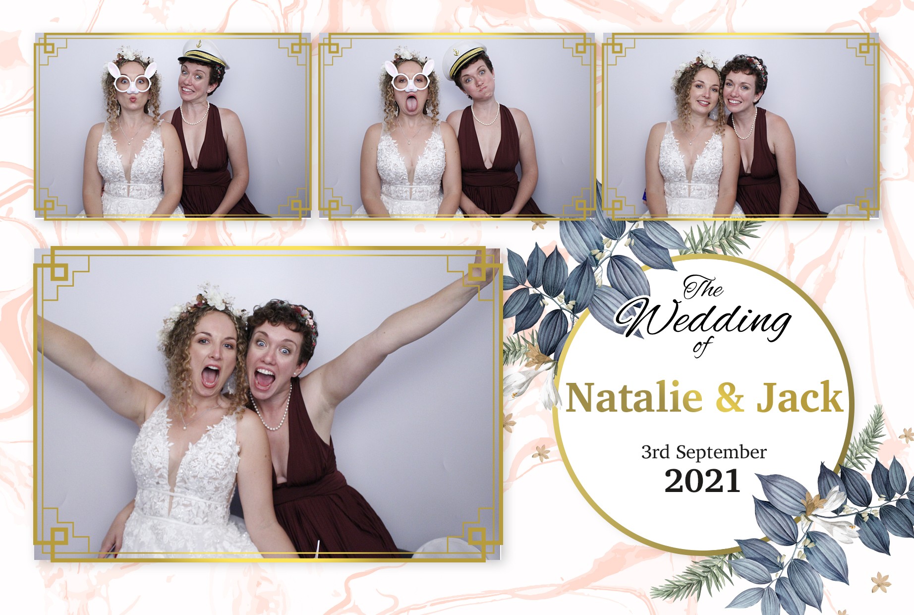 Natalie and Jack's Wedding  | View more photos from the event at gallery.myphotoboothexperience.co.uk/u/MyPhotoBoothExperienceLtd/Natalie-and-Jacks-Wedding