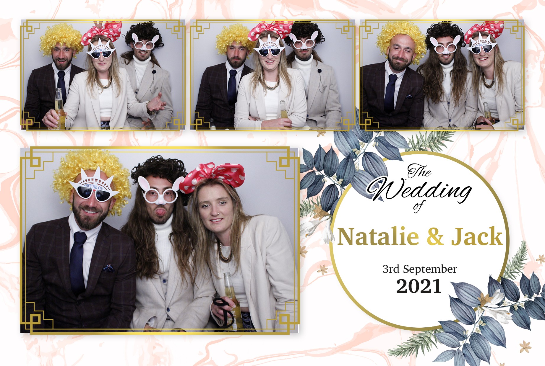 Natalie and Jack's Wedding  | View more photos from the event at gallery.myphotoboothexperience.co.uk/u/MyPhotoBoothExperienceLtd/Natalie-and-Jacks-Wedding