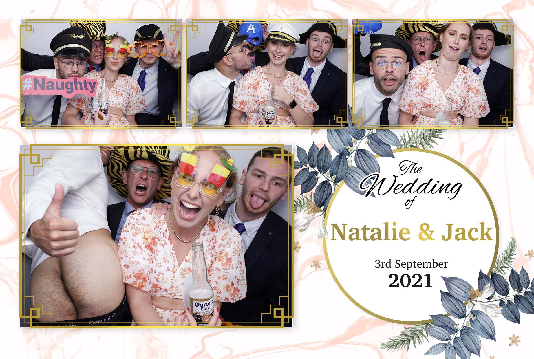 Natalie and Jack's Wedding  | View more photos from the event at gallery.myphotoboothexperience.co.uk/u/MyPhotoBoothExperienceLtd/Natalie-and-Jacks-Wedding