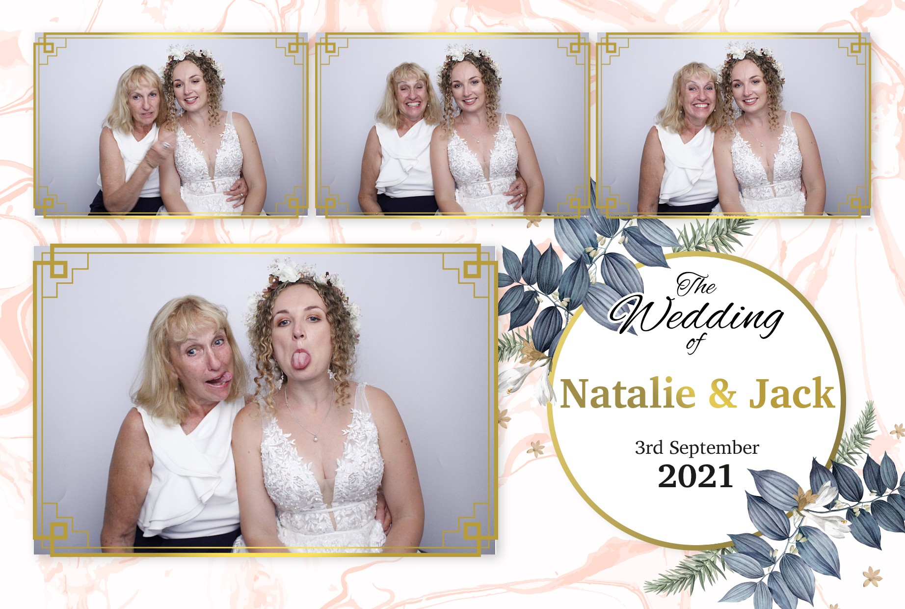 Natalie and Jack's Wedding  | View more photos from the event at gallery.myphotoboothexperience.co.uk/u/MyPhotoBoothExperienceLtd/Natalie-and-Jacks-Wedding