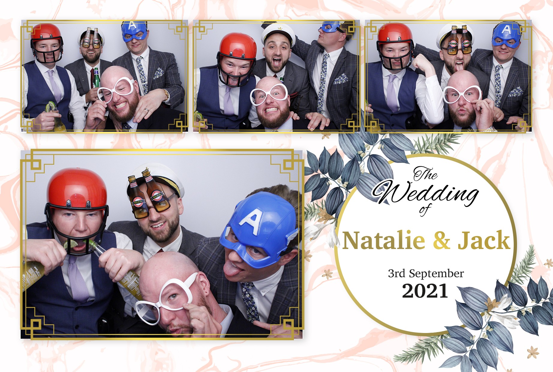 Natalie and Jack's Wedding  | View more photos from the event at gallery.myphotoboothexperience.co.uk/u/MyPhotoBoothExperienceLtd/Natalie-and-Jacks-Wedding