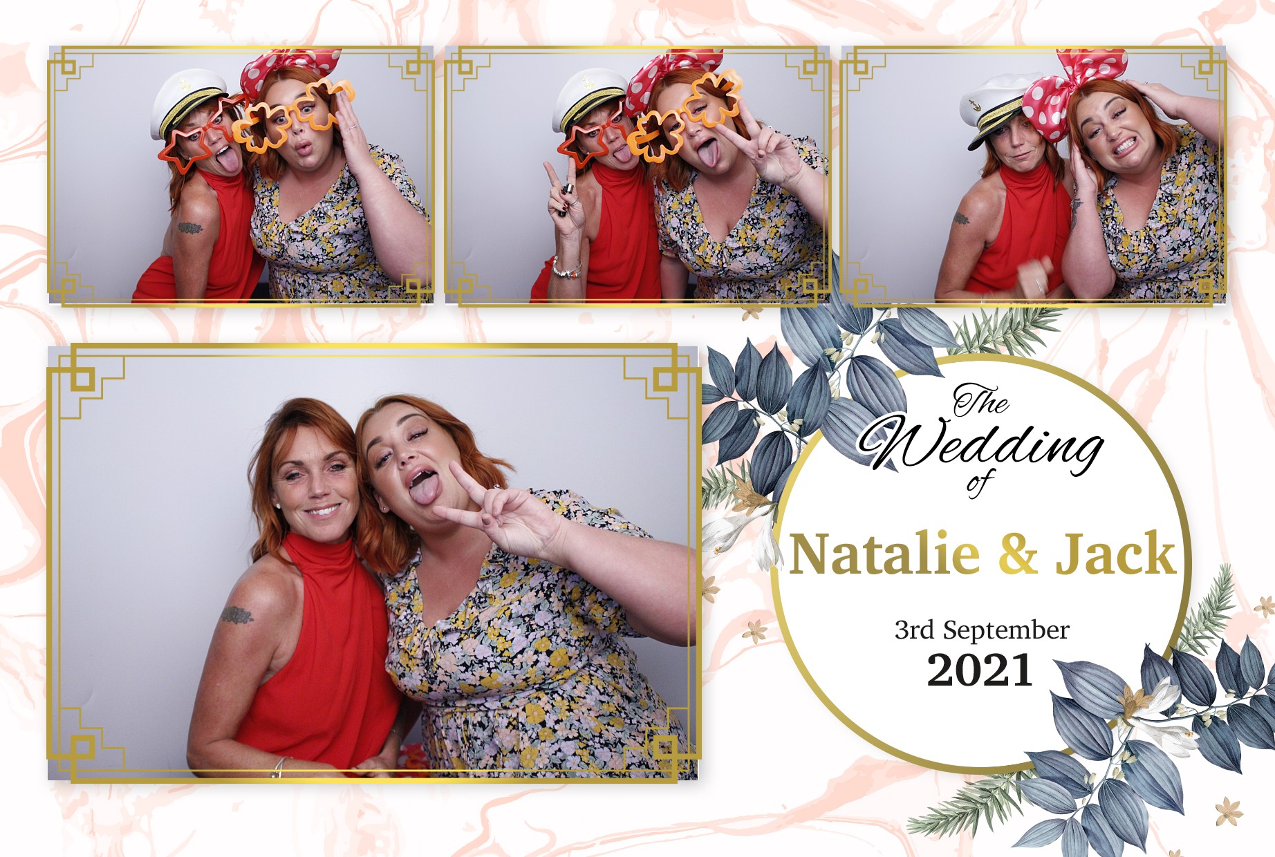 Natalie and Jack's Wedding  | View more photos from the event at gallery.myphotoboothexperience.co.uk/u/MyPhotoBoothExperienceLtd/Natalie-and-Jacks-Wedding