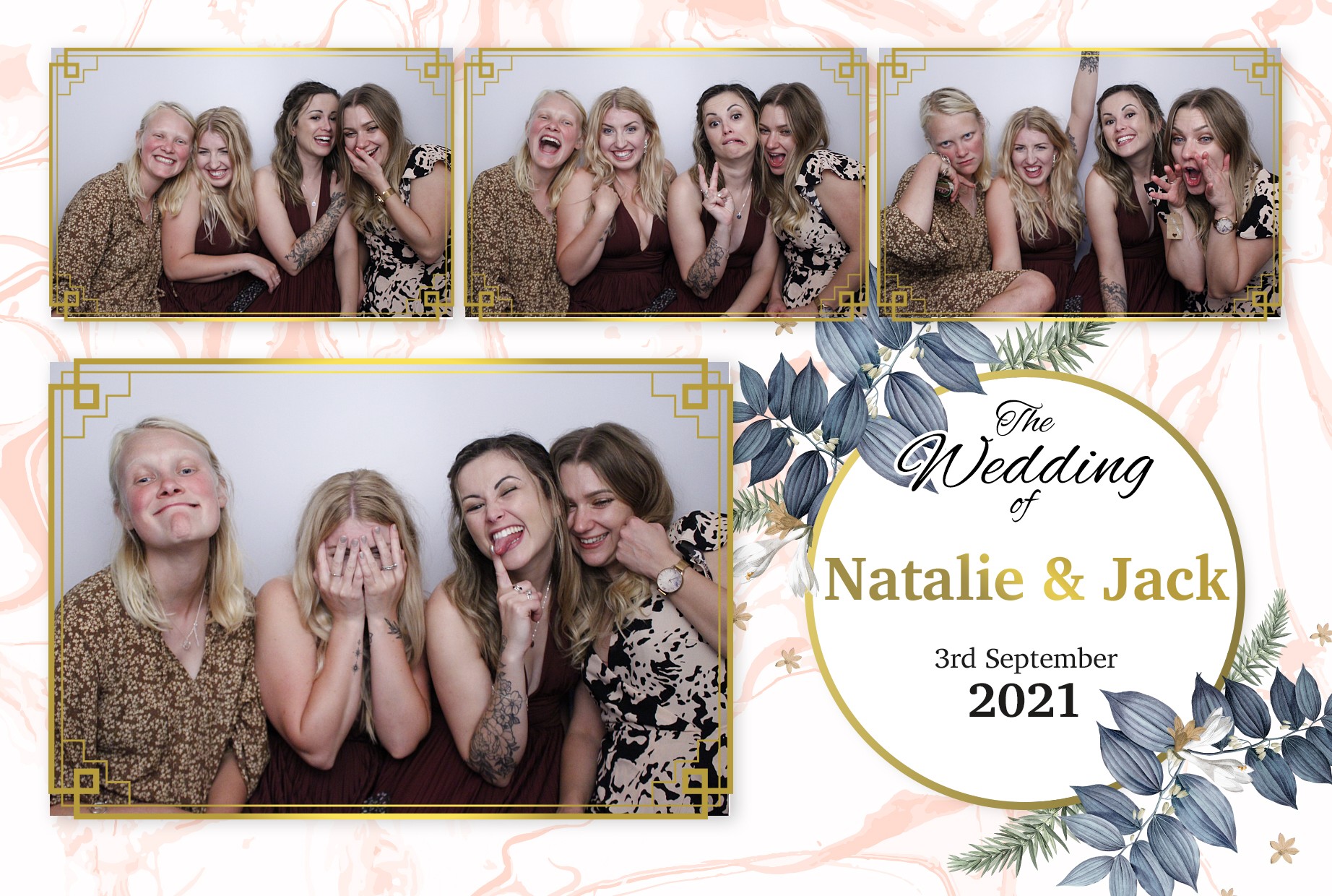 Natalie and Jack's Wedding  | View more photos from the event at gallery.myphotoboothexperience.co.uk/u/MyPhotoBoothExperienceLtd/Natalie-and-Jacks-Wedding