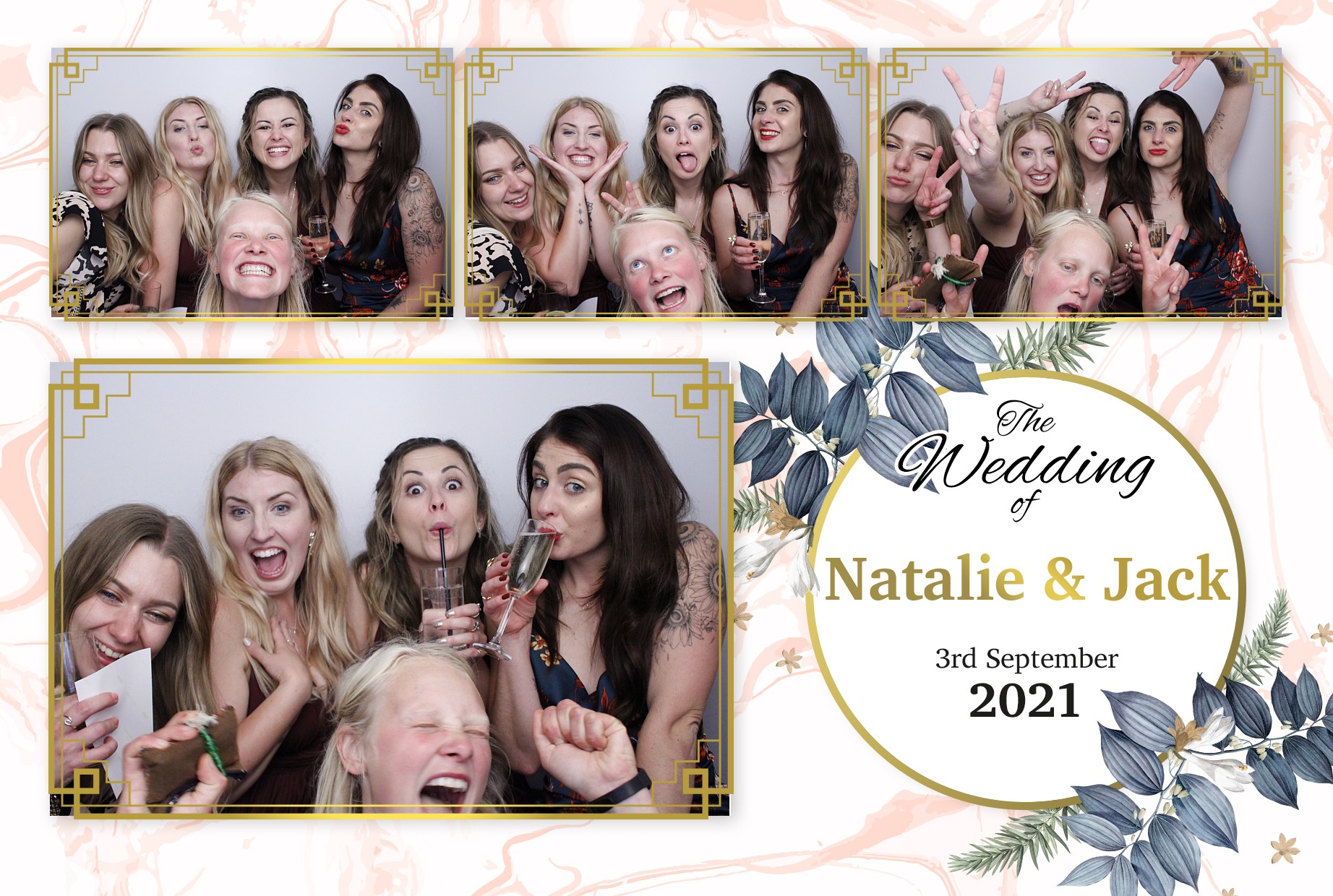 Natalie and Jack's Wedding  | View more photos from the event at gallery.myphotoboothexperience.co.uk/u/MyPhotoBoothExperienceLtd/Natalie-and-Jacks-Wedding