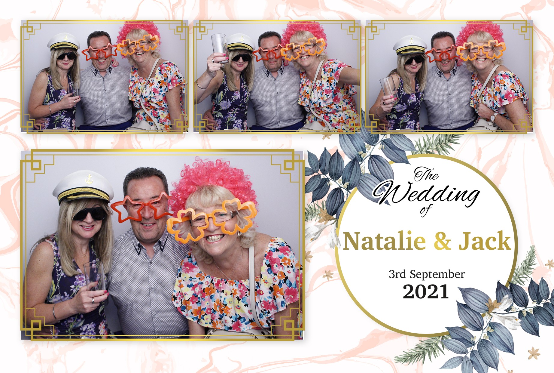 Natalie and Jack's Wedding  | View more photos from the event at gallery.myphotoboothexperience.co.uk/u/MyPhotoBoothExperienceLtd/Natalie-and-Jacks-Wedding