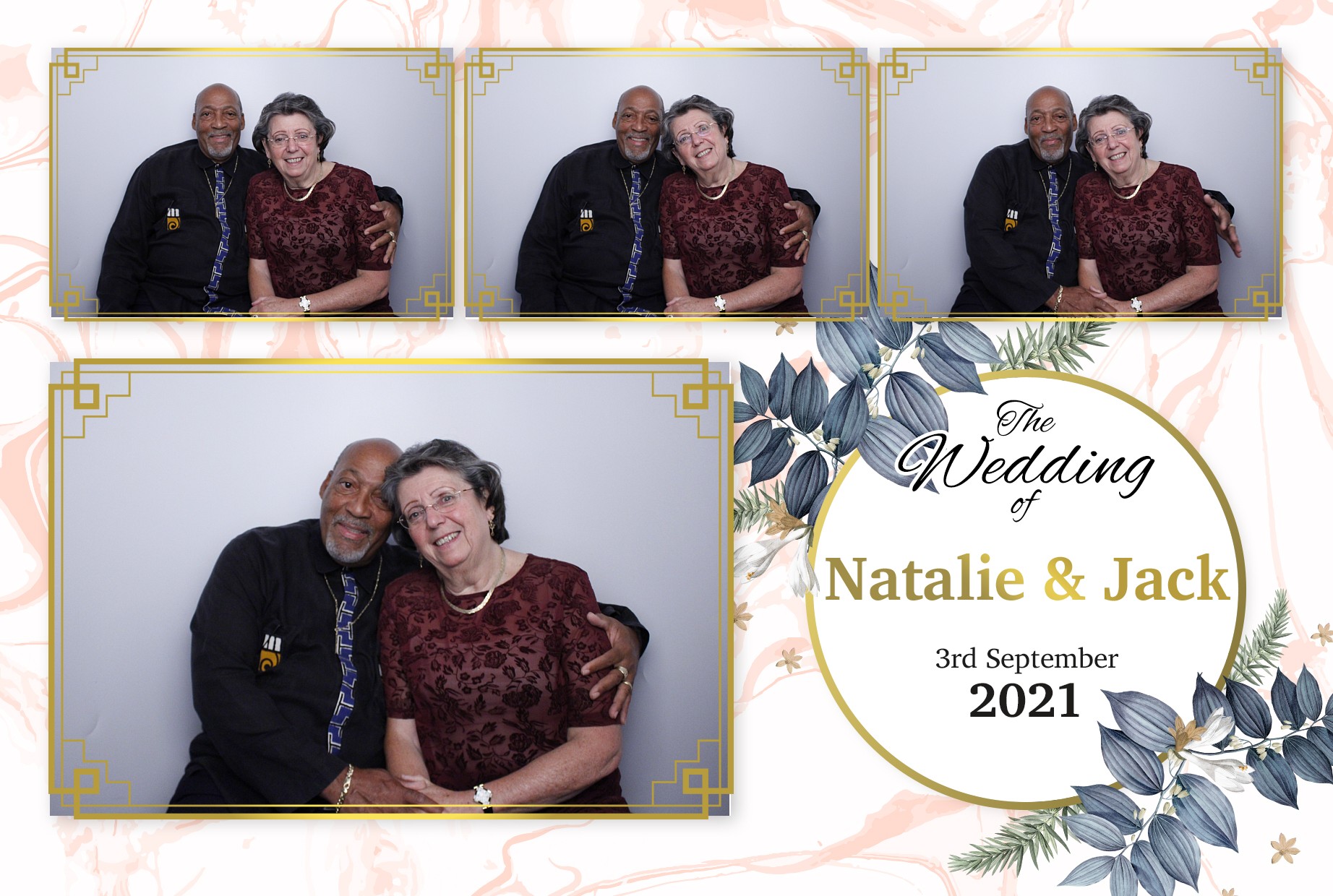 Natalie and Jack's Wedding  | View more photos from the event at gallery.myphotoboothexperience.co.uk/u/MyPhotoBoothExperienceLtd/Natalie-and-Jacks-Wedding