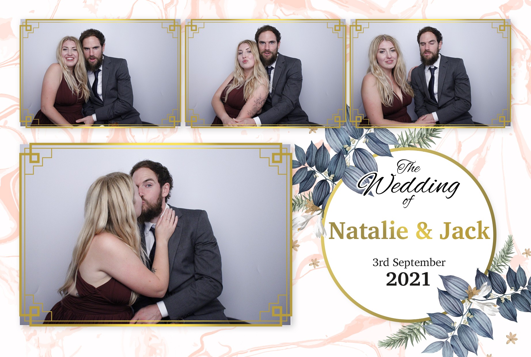 Natalie and Jack's Wedding  | View more photos from the event at gallery.myphotoboothexperience.co.uk/u/MyPhotoBoothExperienceLtd/Natalie-and-Jacks-Wedding