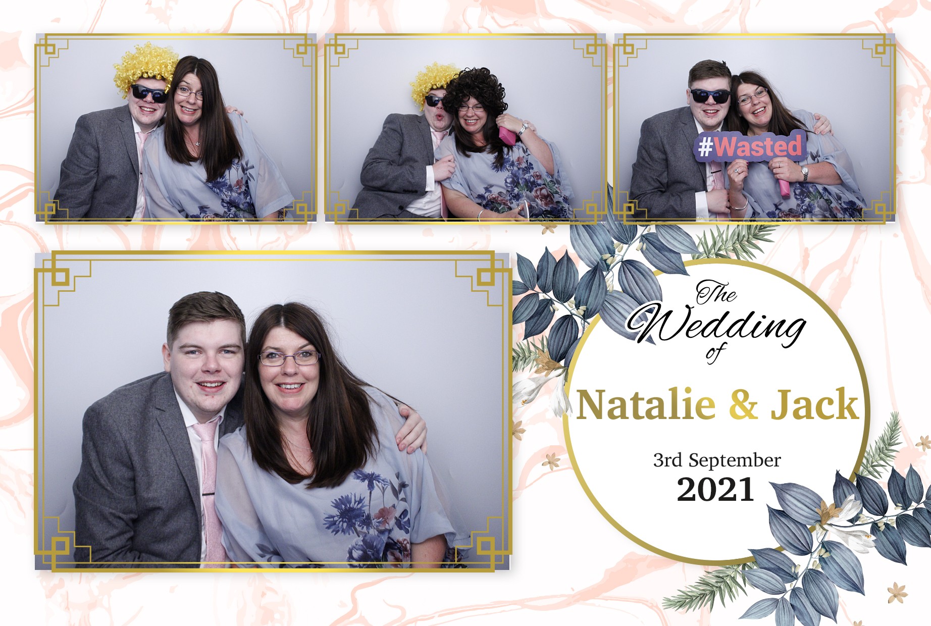Natalie and Jack's Wedding  | View more photos from the event at gallery.myphotoboothexperience.co.uk/u/MyPhotoBoothExperienceLtd/Natalie-and-Jacks-Wedding
