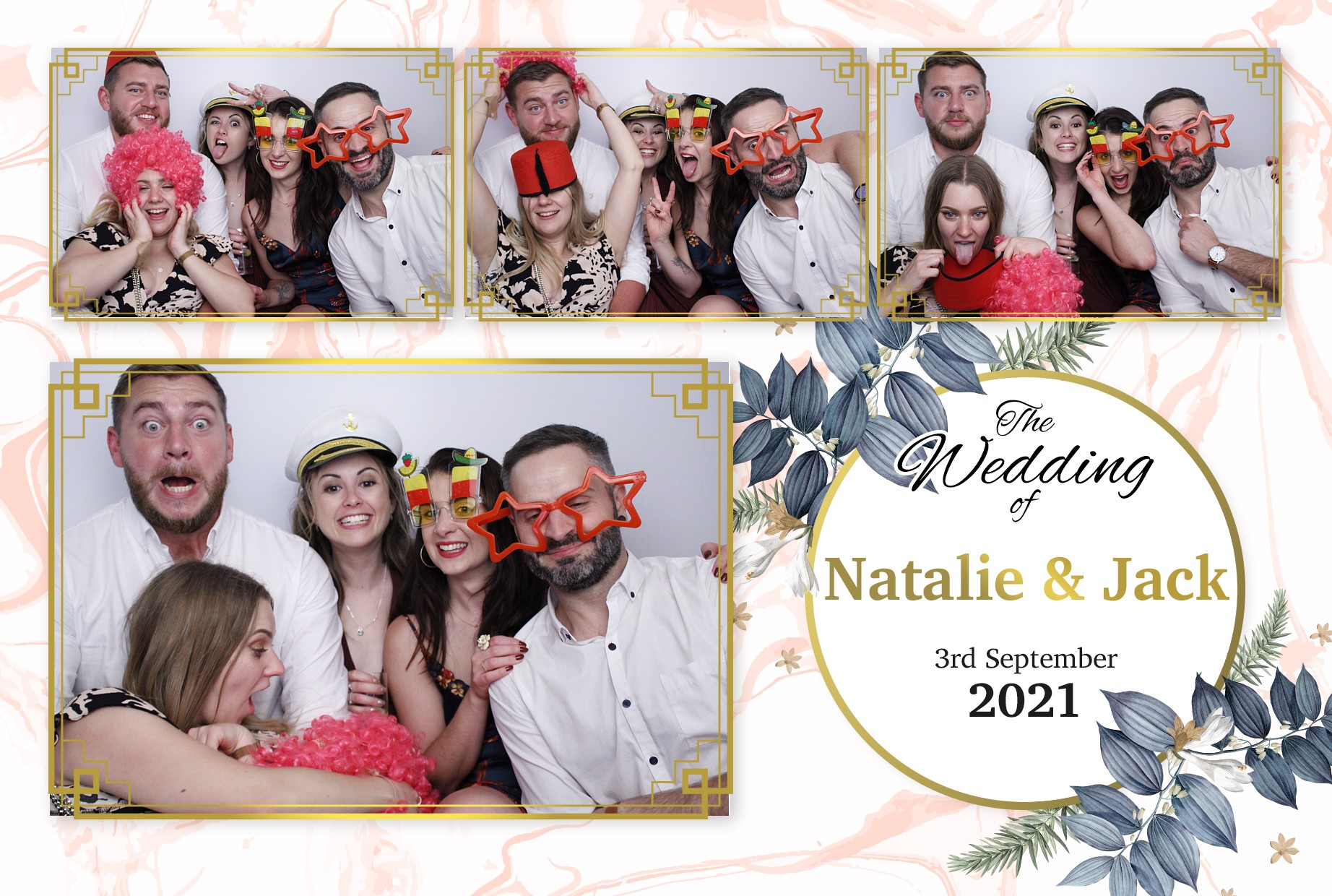 Natalie and Jack's Wedding  | View more photos from the event at gallery.myphotoboothexperience.co.uk/u/MyPhotoBoothExperienceLtd/Natalie-and-Jacks-Wedding