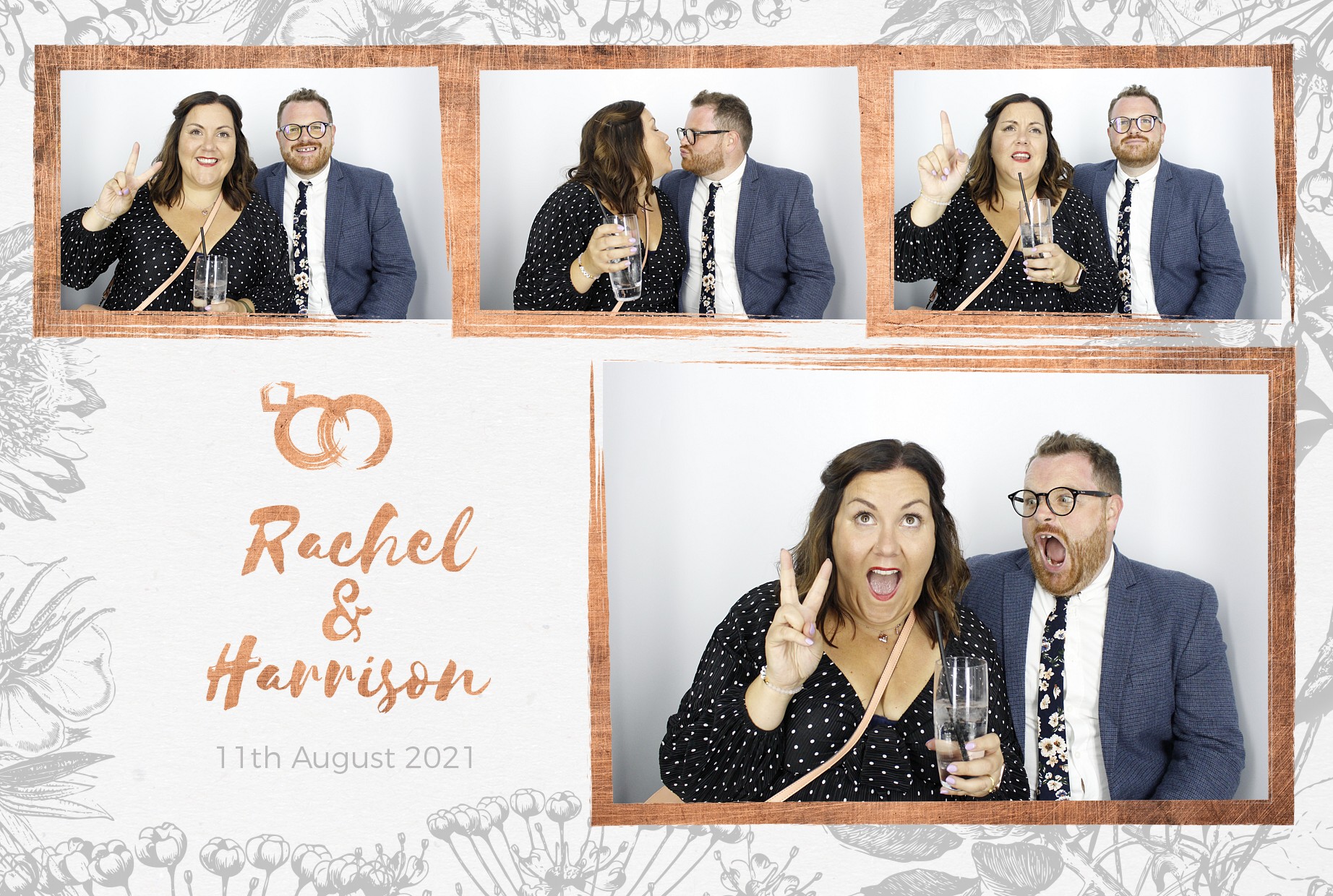 Rachel and Harrison's Wedding  | View more photos from the event at gallery.myphotoboothexperience.co.uk/u/MyPhotoBoothExperienceLtd/Rachel-and-Harrisons-Wedding