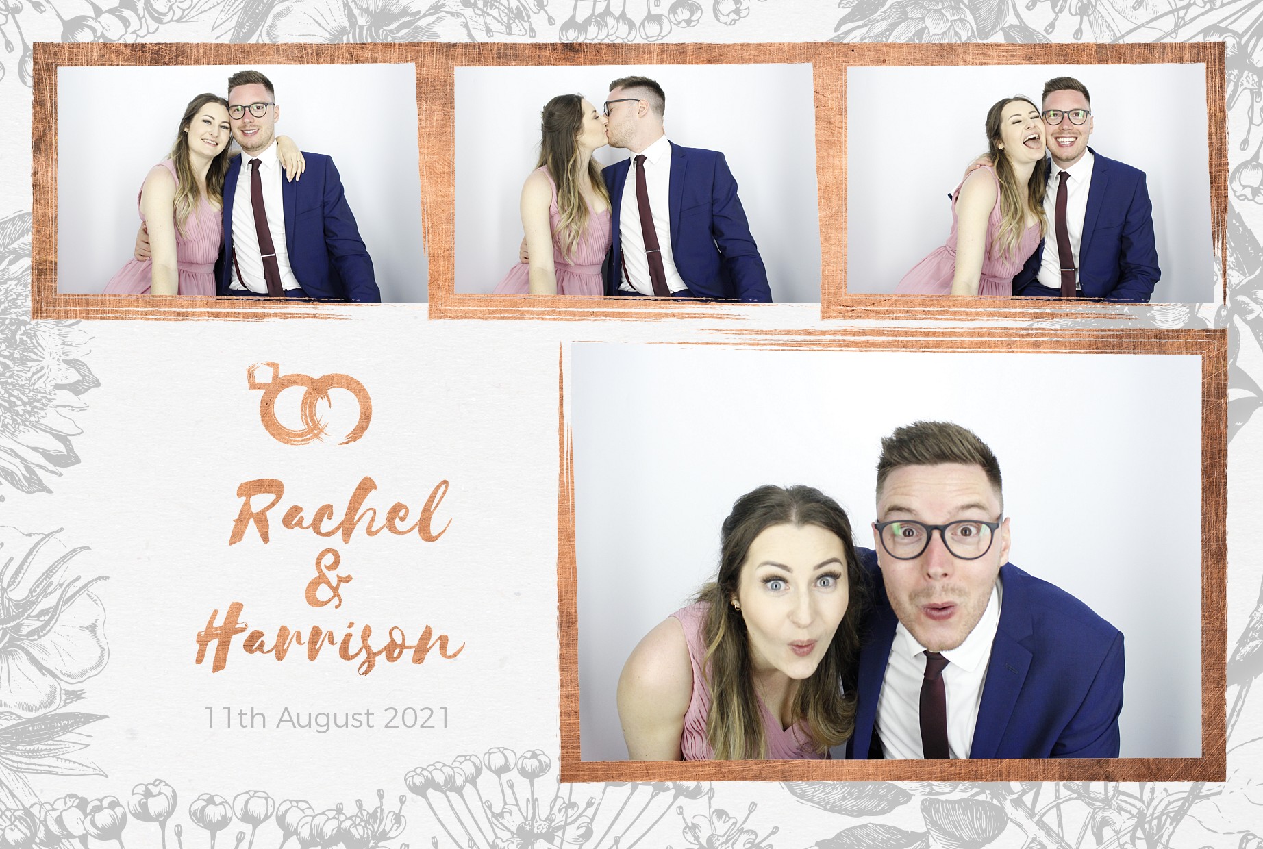 Rachel and Harrison's Wedding  | View more photos from the event at gallery.myphotoboothexperience.co.uk/u/MyPhotoBoothExperienceLtd/Rachel-and-Harrisons-Wedding