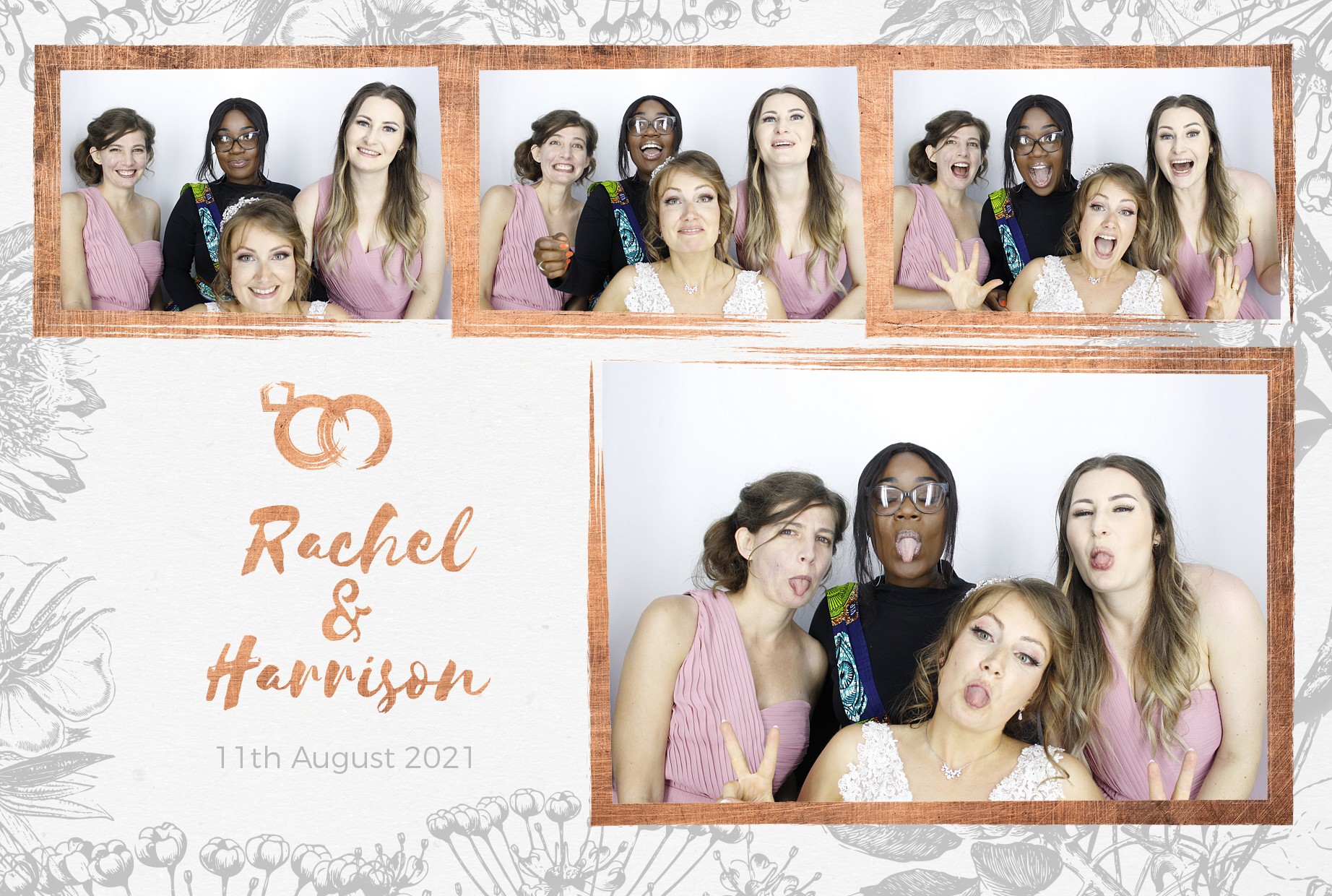 Rachel and Harrison's Wedding  | View more photos from the event at gallery.myphotoboothexperience.co.uk/u/MyPhotoBoothExperienceLtd/Rachel-and-Harrisons-Wedding