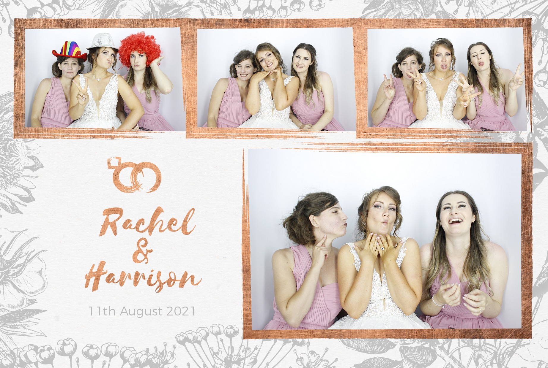 Rachel and Harrison's Wedding  | View more photos from the event at gallery.myphotoboothexperience.co.uk/u/MyPhotoBoothExperienceLtd/Rachel-and-Harrisons-Wedding
