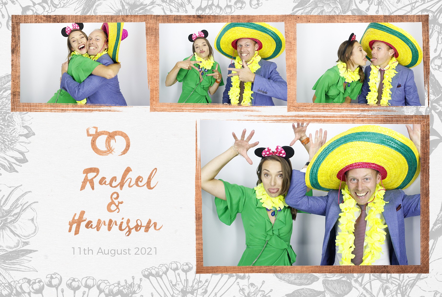 Rachel and Harrison's Wedding  | View more photos from the event at gallery.myphotoboothexperience.co.uk/u/MyPhotoBoothExperienceLtd/Rachel-and-Harrisons-Wedding