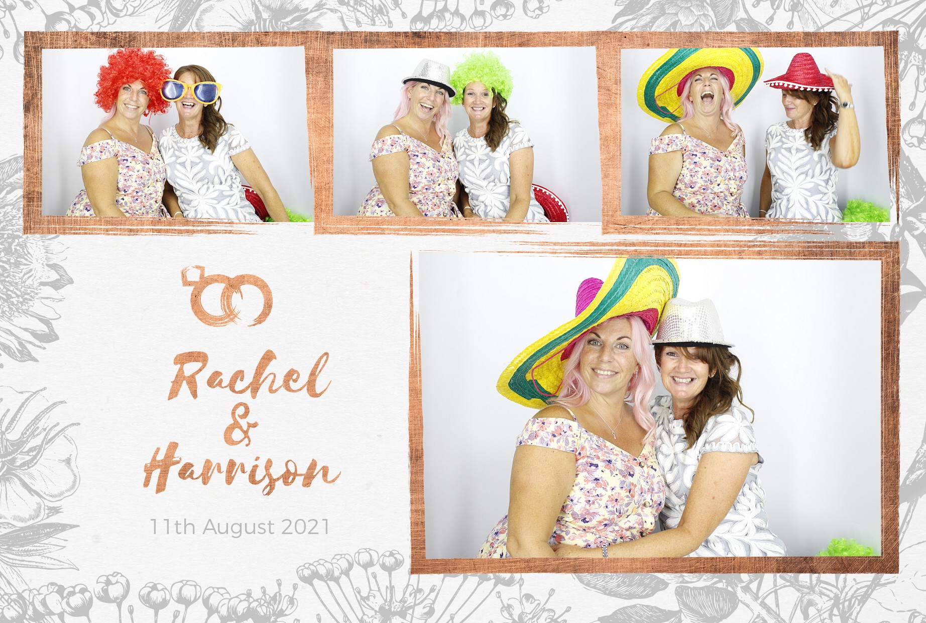 Rachel and Harrison's Wedding  | View more photos from the event at gallery.myphotoboothexperience.co.uk/u/MyPhotoBoothExperienceLtd/Rachel-and-Harrisons-Wedding