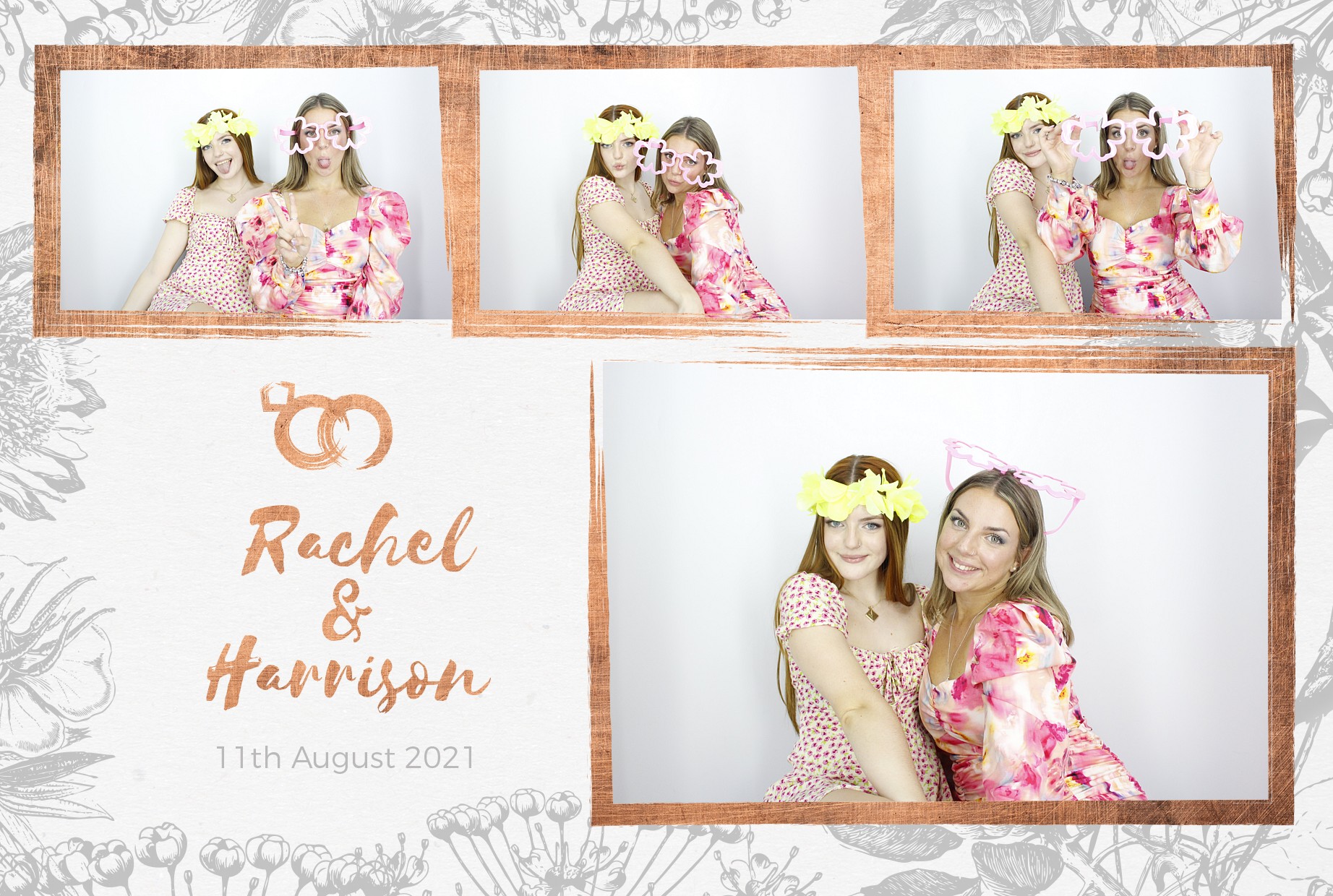 Rachel and Harrison's Wedding  | View more photos from the event at gallery.myphotoboothexperience.co.uk/u/MyPhotoBoothExperienceLtd/Rachel-and-Harrisons-Wedding