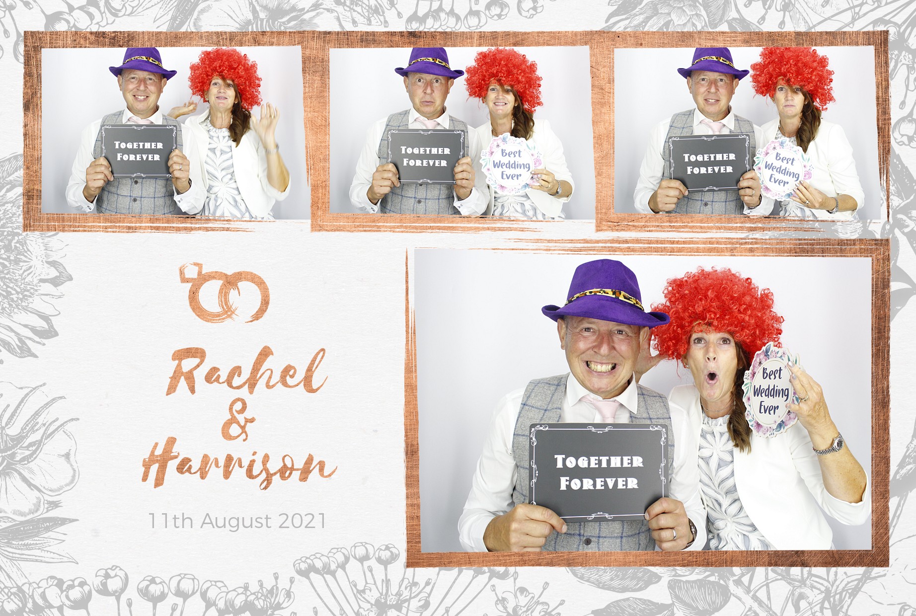 Rachel and Harrison's Wedding  | View more photos from the event at gallery.myphotoboothexperience.co.uk/u/MyPhotoBoothExperienceLtd/Rachel-and-Harrisons-Wedding
