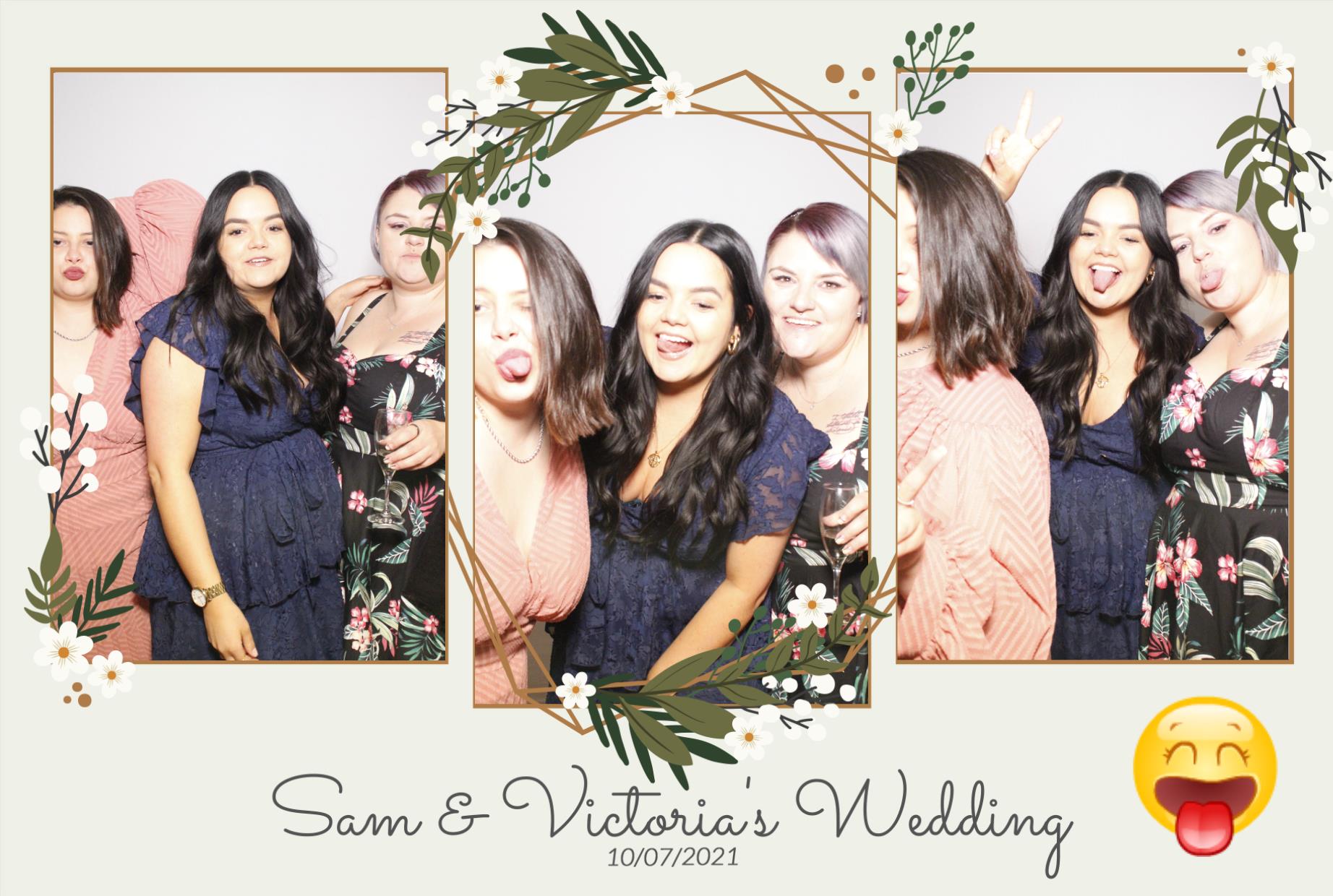 Sam &  Victoria's Wedding | View more photos from the event at gallery.myphotoboothexperience.co.uk/u/MyPhotoBoothExperienceLtd/Sam-Victorias-Wedding
