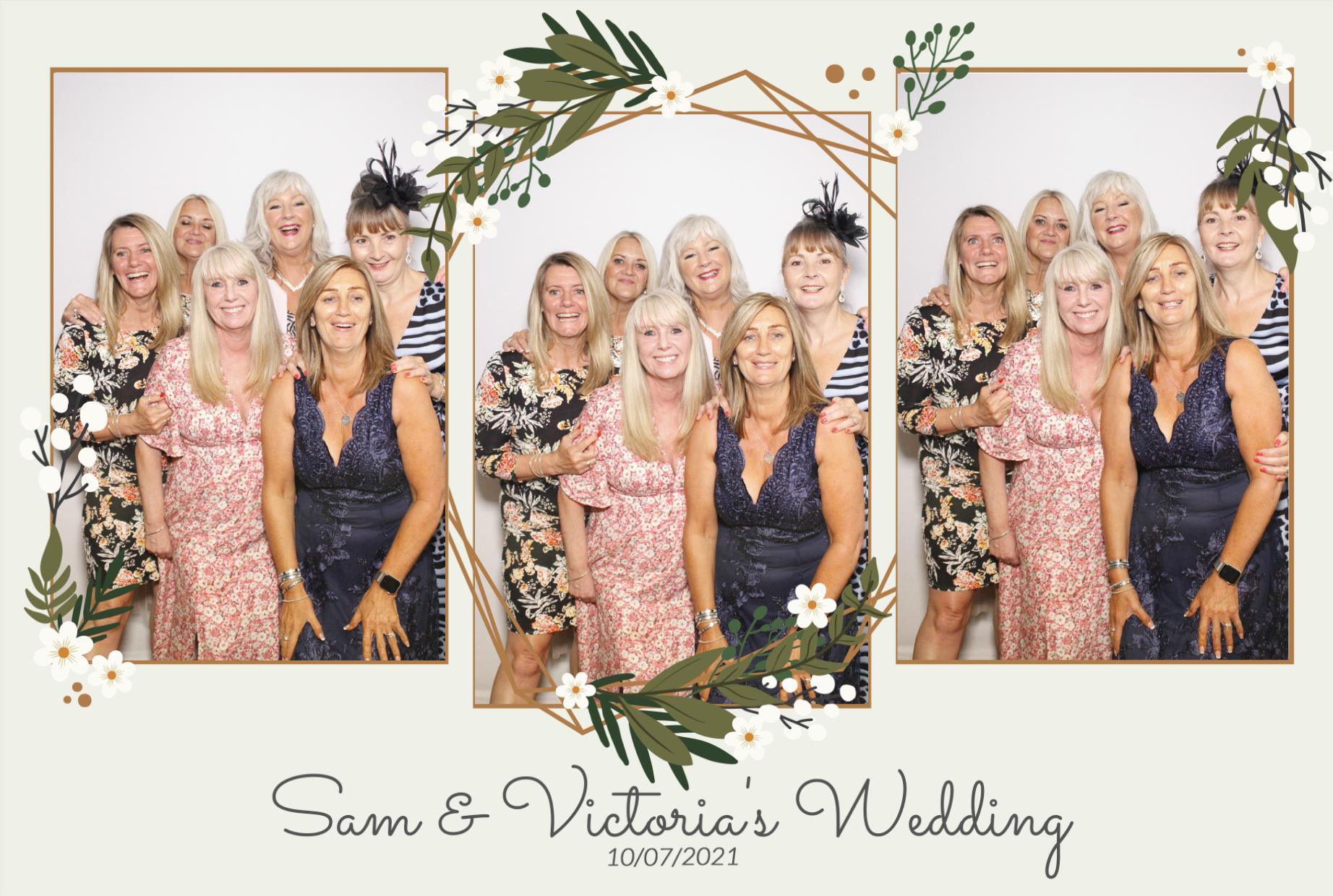 Sam &  Victoria's Wedding | View more photos from the event at gallery.myphotoboothexperience.co.uk/u/MyPhotoBoothExperienceLtd/Sam-Victorias-Wedding