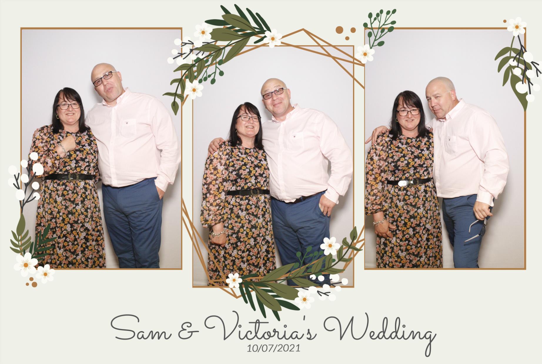 Sam &  Victoria's Wedding | View more photos from the event at gallery.myphotoboothexperience.co.uk/u/MyPhotoBoothExperienceLtd/Sam-Victorias-Wedding