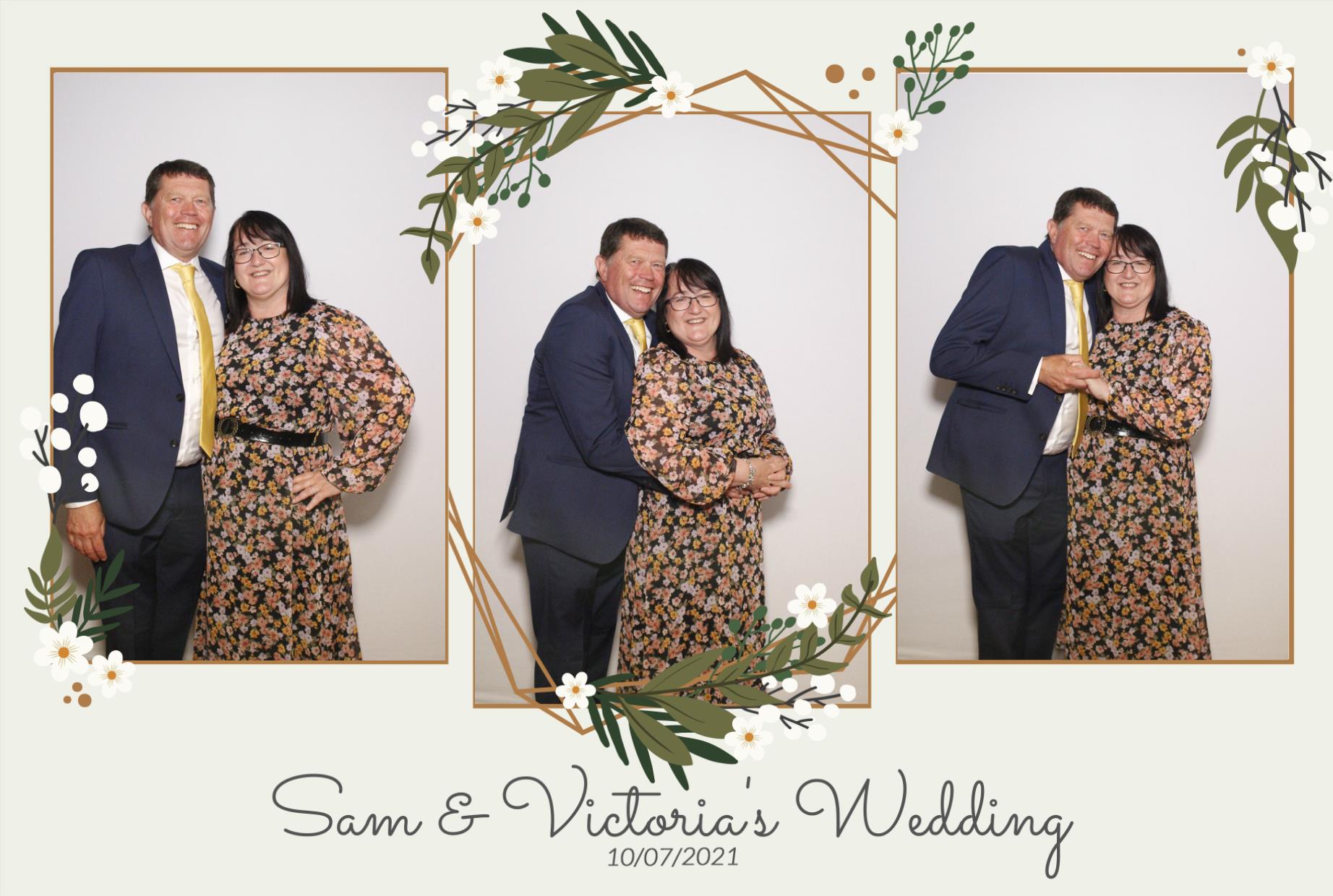 Sam &  Victoria's Wedding | View more photos from the event at gallery.myphotoboothexperience.co.uk/u/MyPhotoBoothExperienceLtd/Sam-Victorias-Wedding