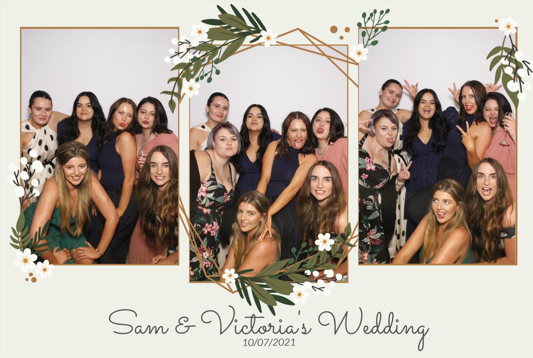 Sam &  Victoria's Wedding | View more photos from the event at gallery.myphotoboothexperience.co.uk/u/MyPhotoBoothExperienceLtd/Sam-Victorias-Wedding