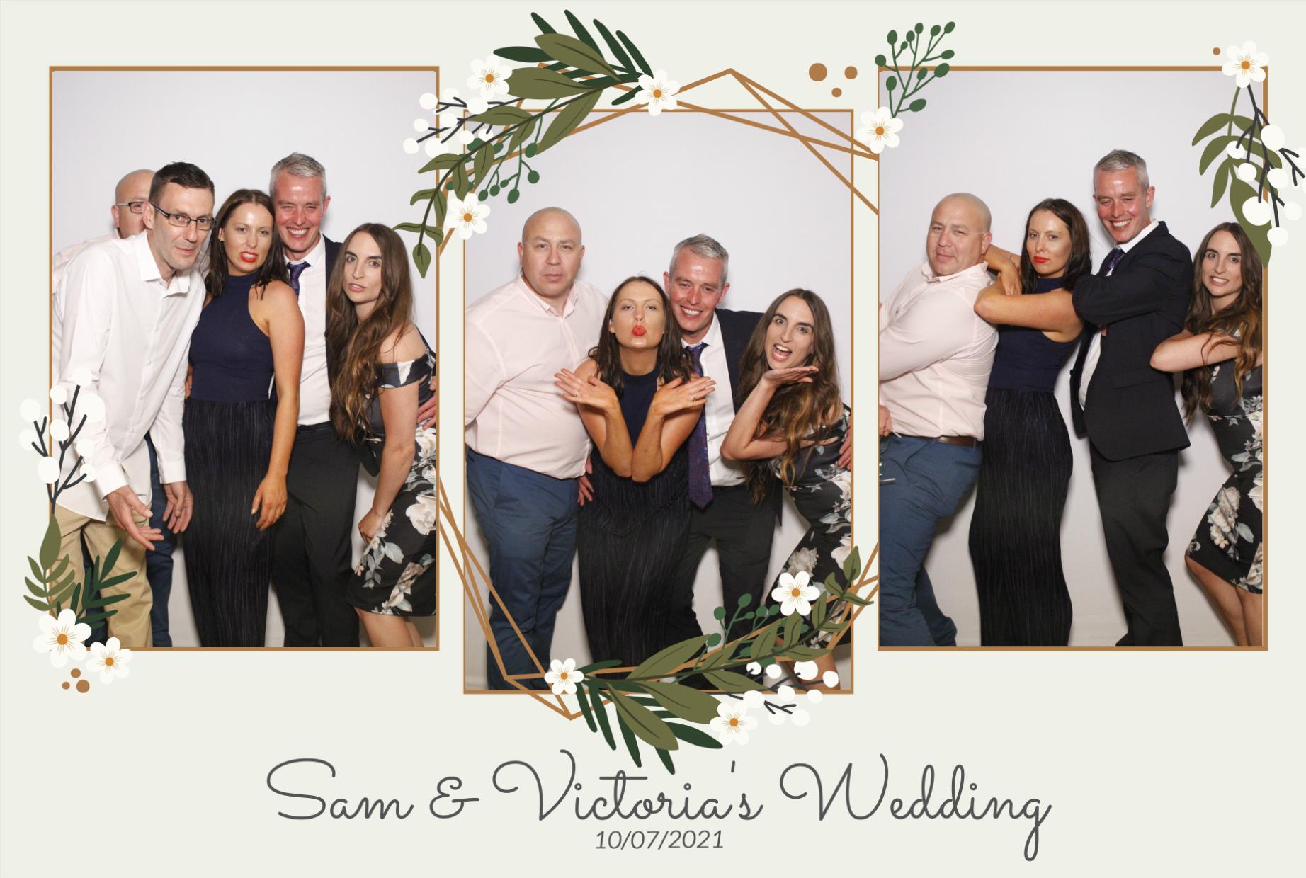 Sam &  Victoria's Wedding | View more photos from the event at gallery.myphotoboothexperience.co.uk/u/MyPhotoBoothExperienceLtd/Sam-Victorias-Wedding
