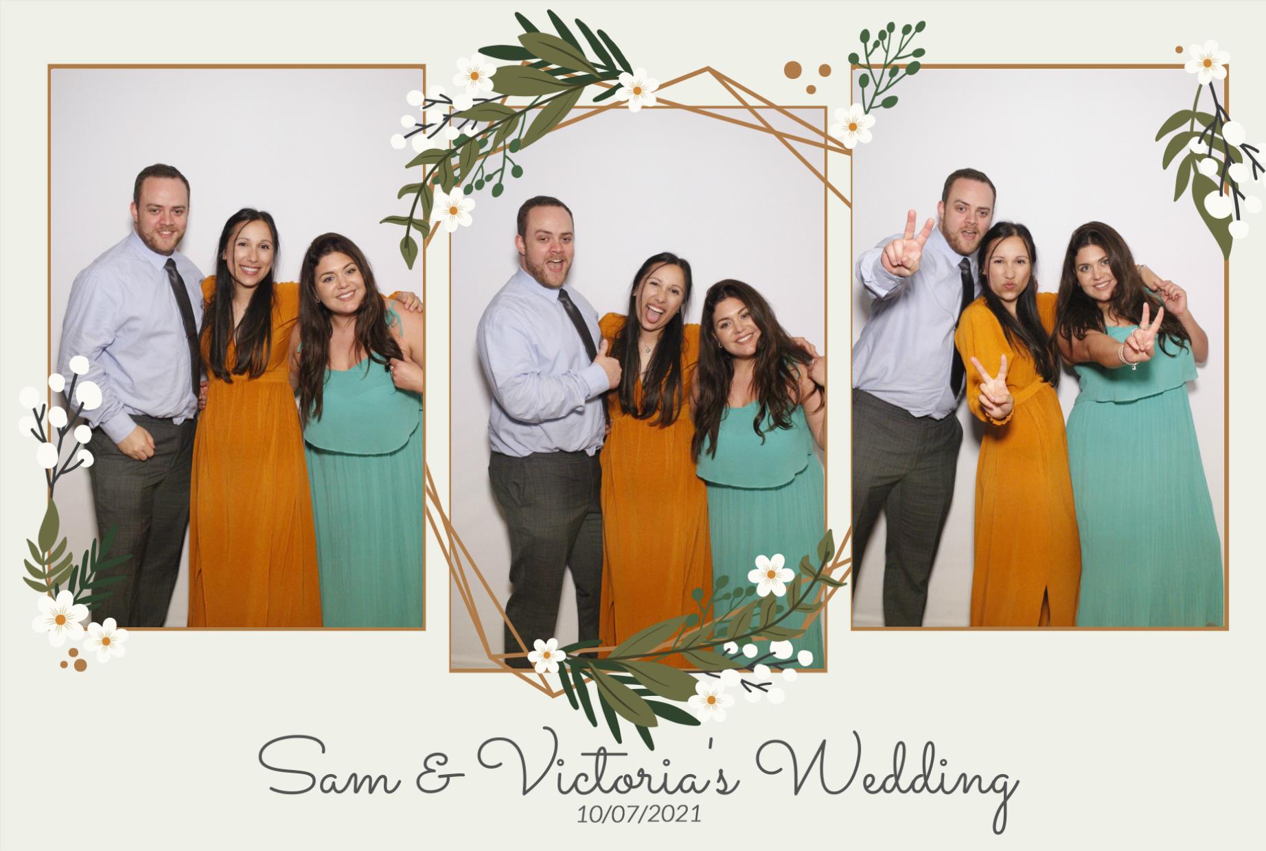 Sam &  Victoria's Wedding | View more photos from the event at gallery.myphotoboothexperience.co.uk/u/MyPhotoBoothExperienceLtd/Sam-Victorias-Wedding