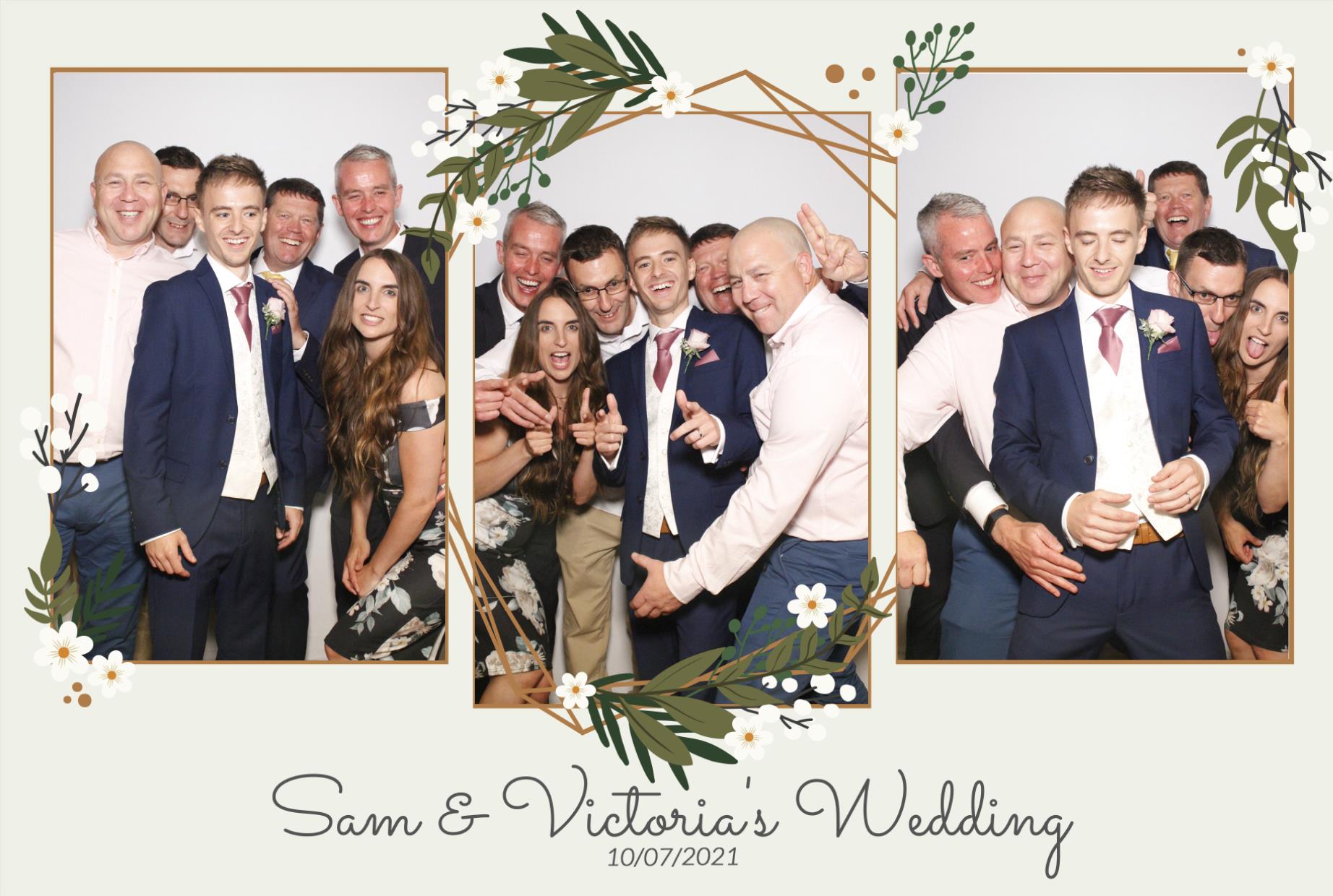 Sam &  Victoria's Wedding | View more photos from the event at gallery.myphotoboothexperience.co.uk/u/MyPhotoBoothExperienceLtd/Sam-Victorias-Wedding