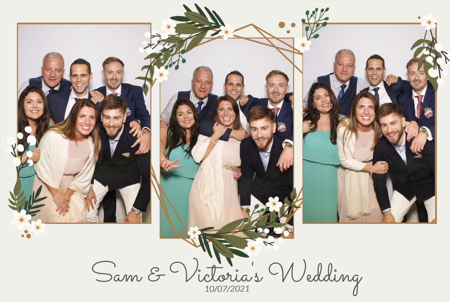 Sam &  Victoria's Wedding | View more photos from the event at gallery.myphotoboothexperience.co.uk/u/MyPhotoBoothExperienceLtd/Sam-Victorias-Wedding