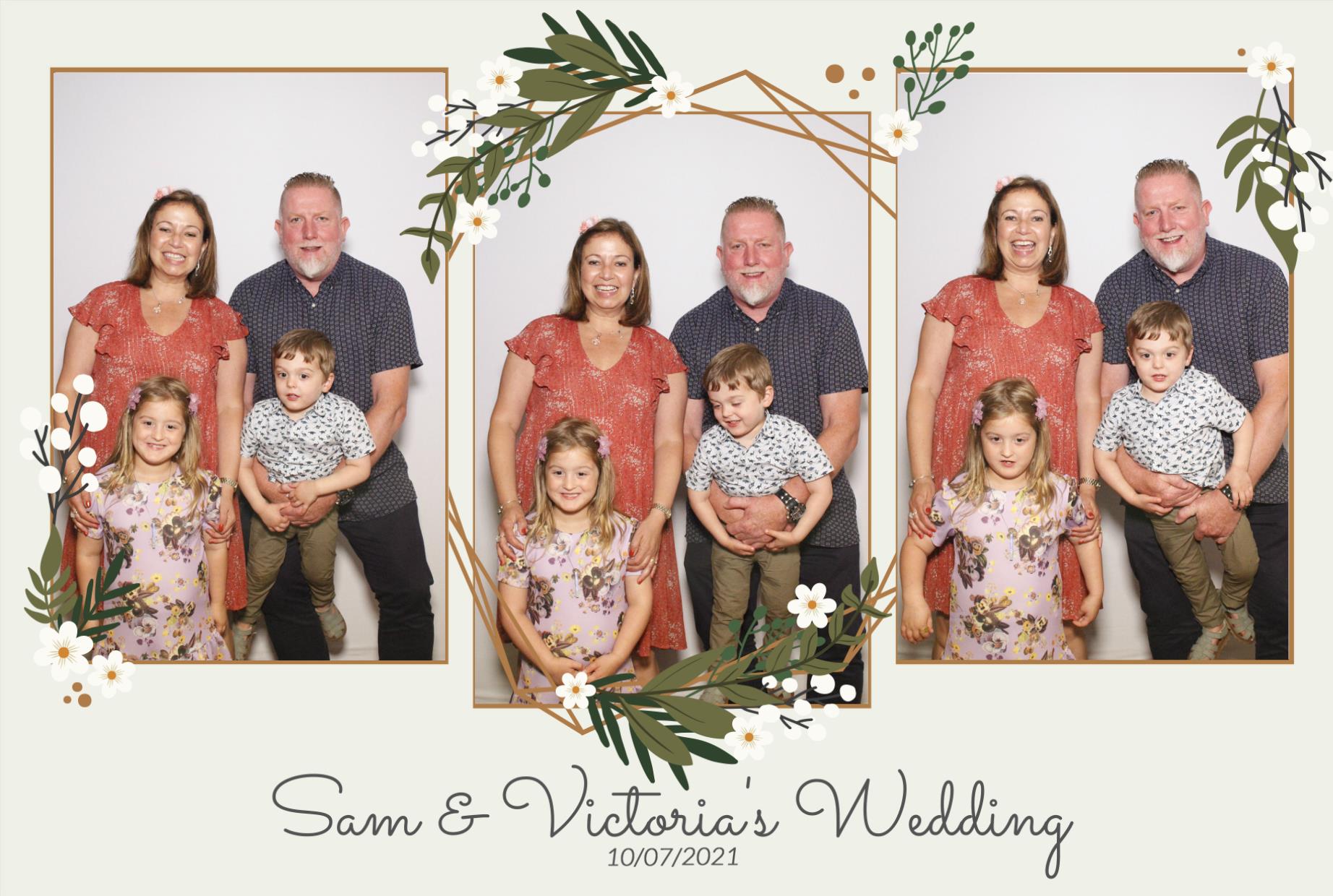 Sam &  Victoria's Wedding | View more photos from the event at gallery.myphotoboothexperience.co.uk/u/MyPhotoBoothExperienceLtd/Sam-Victorias-Wedding